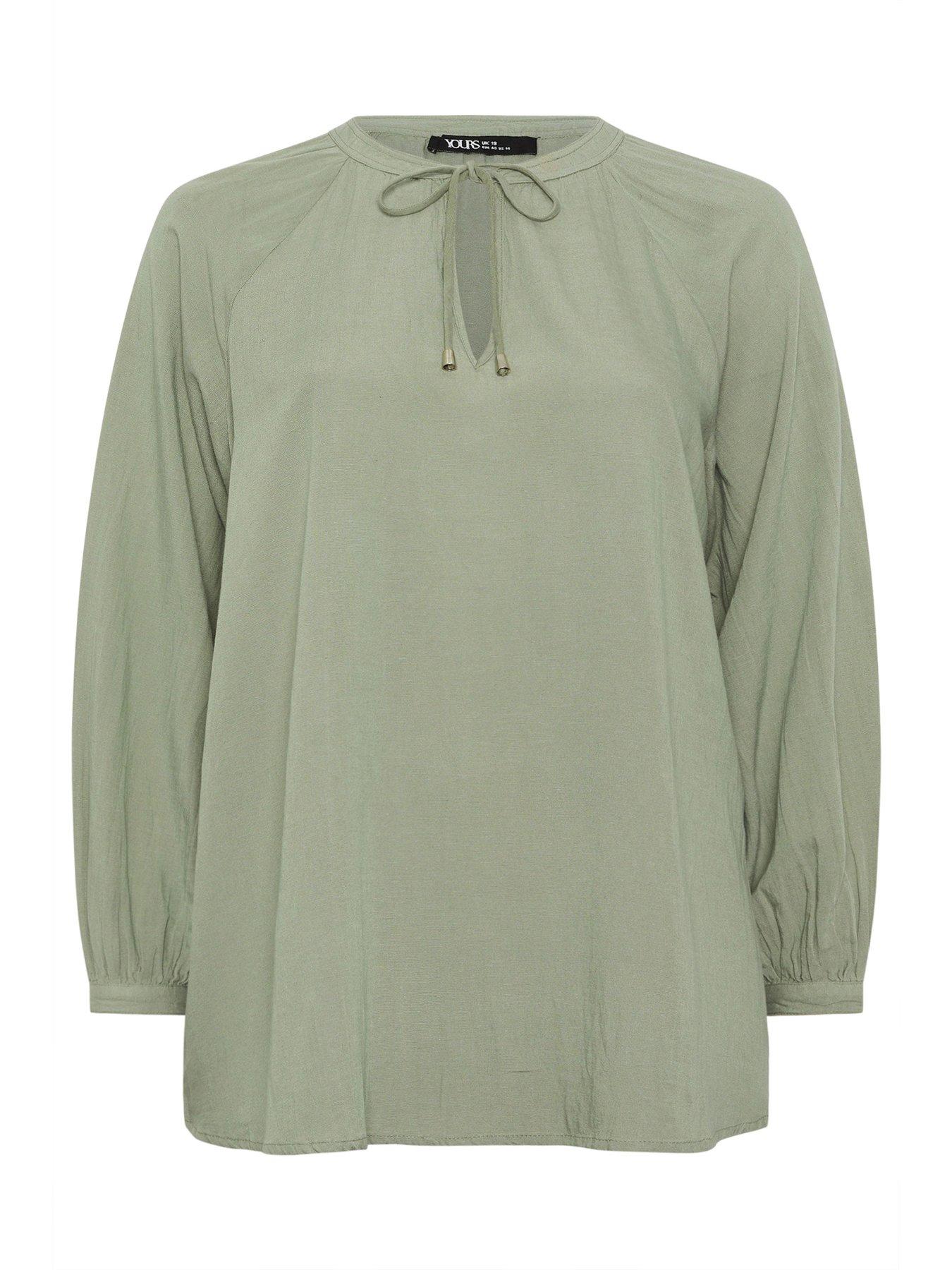 yours-curve-long-sleeve-gypsy-tie-neck-topdetail