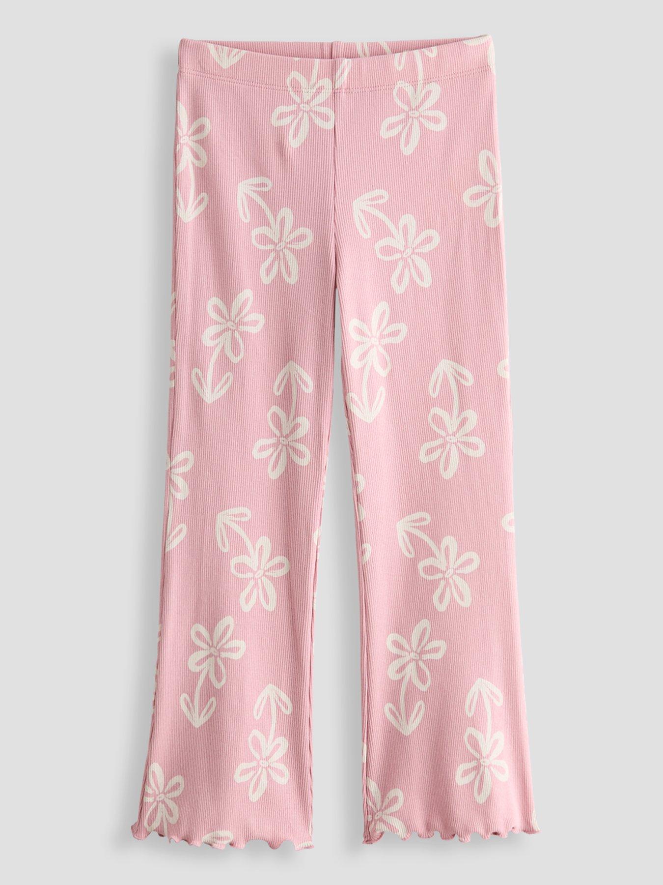 Image 2 of 5 of The Very Collection Girls 4 Pack Rib Flare Leggings - Multi