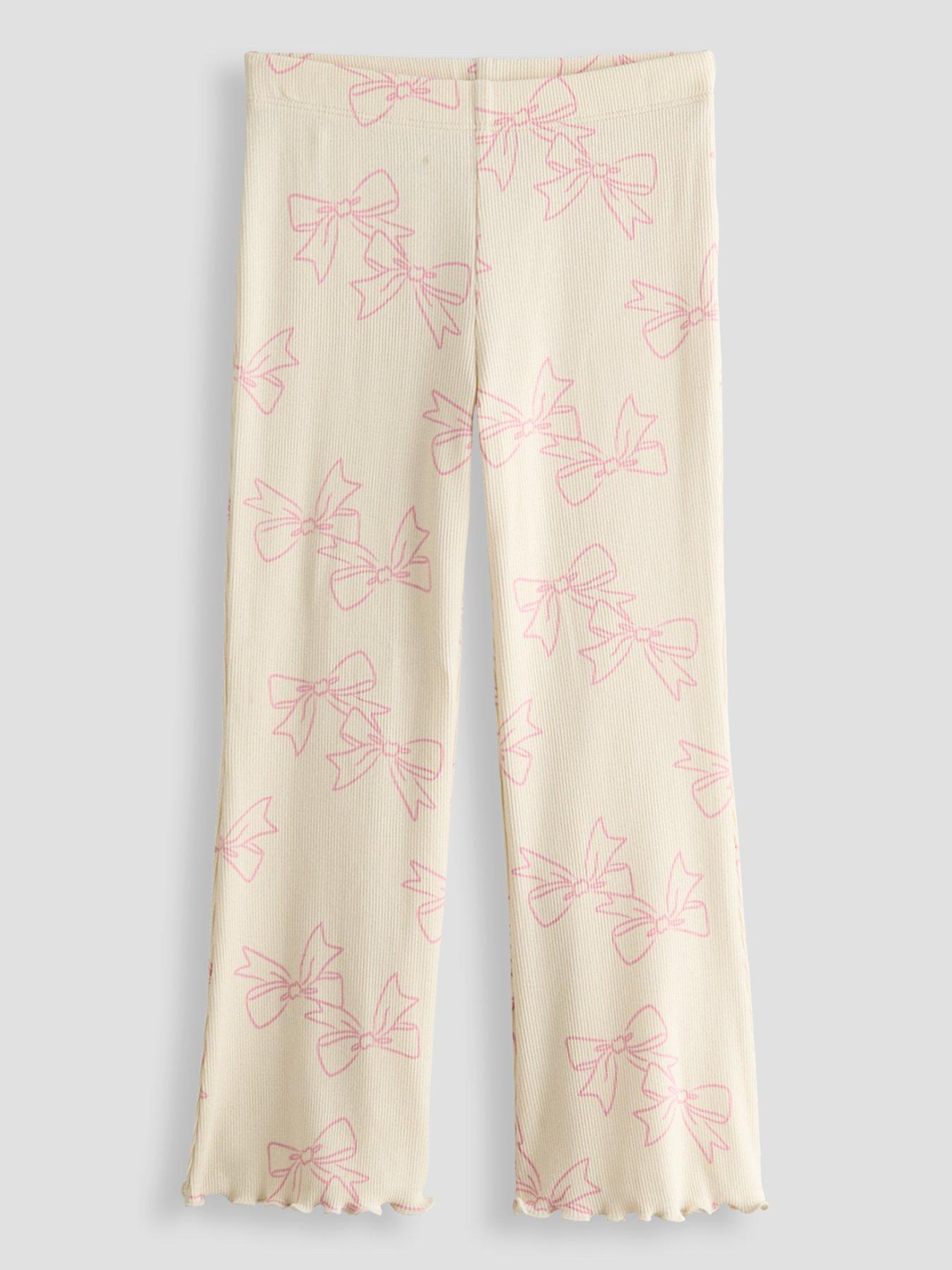Image 3 of 5 of The Very Collection Girls 4 Pack Rib Flare Leggings - Multi