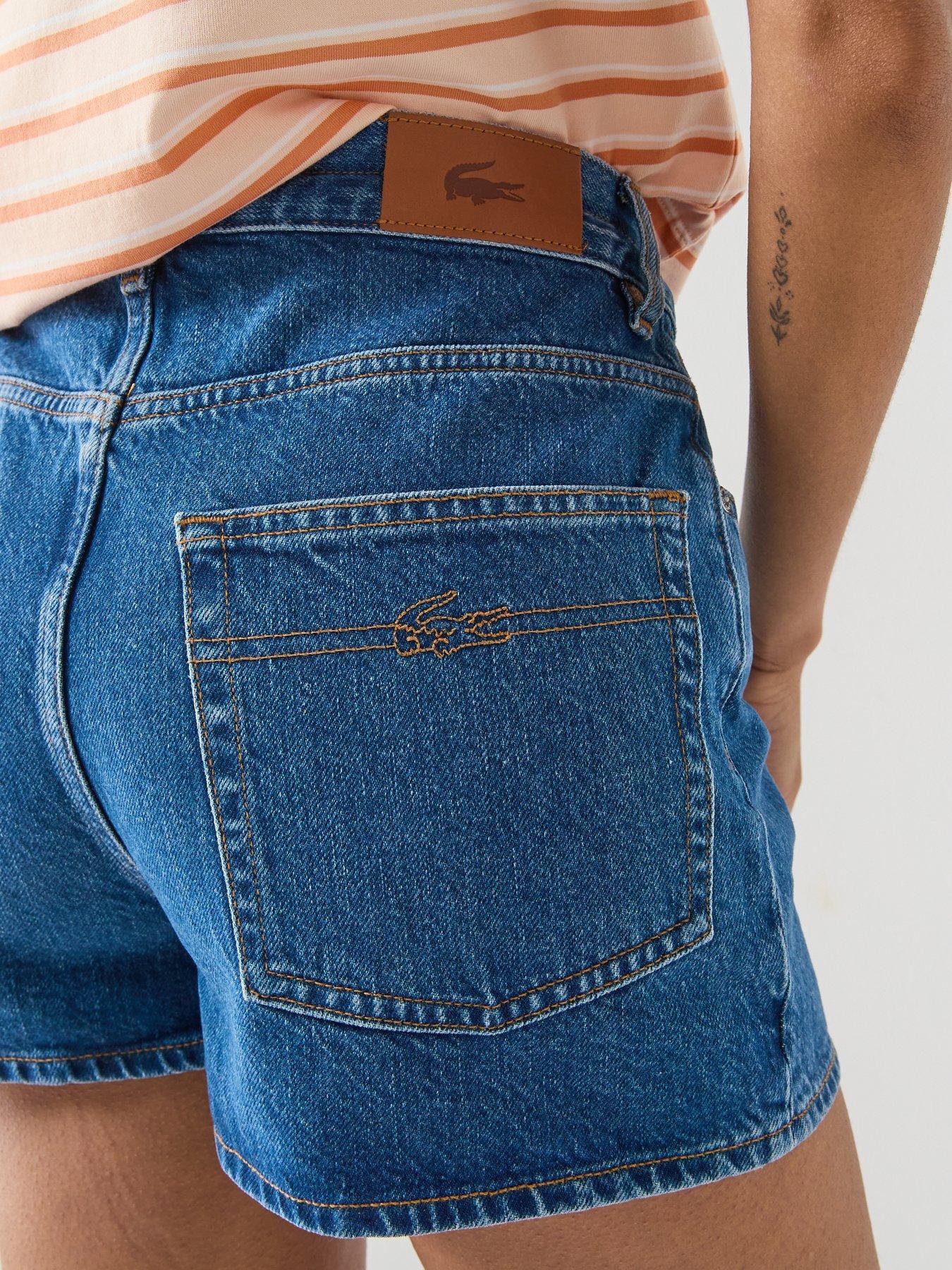 Image 6 of 6 of Lacoste DENIM BERMUDA SHORTS