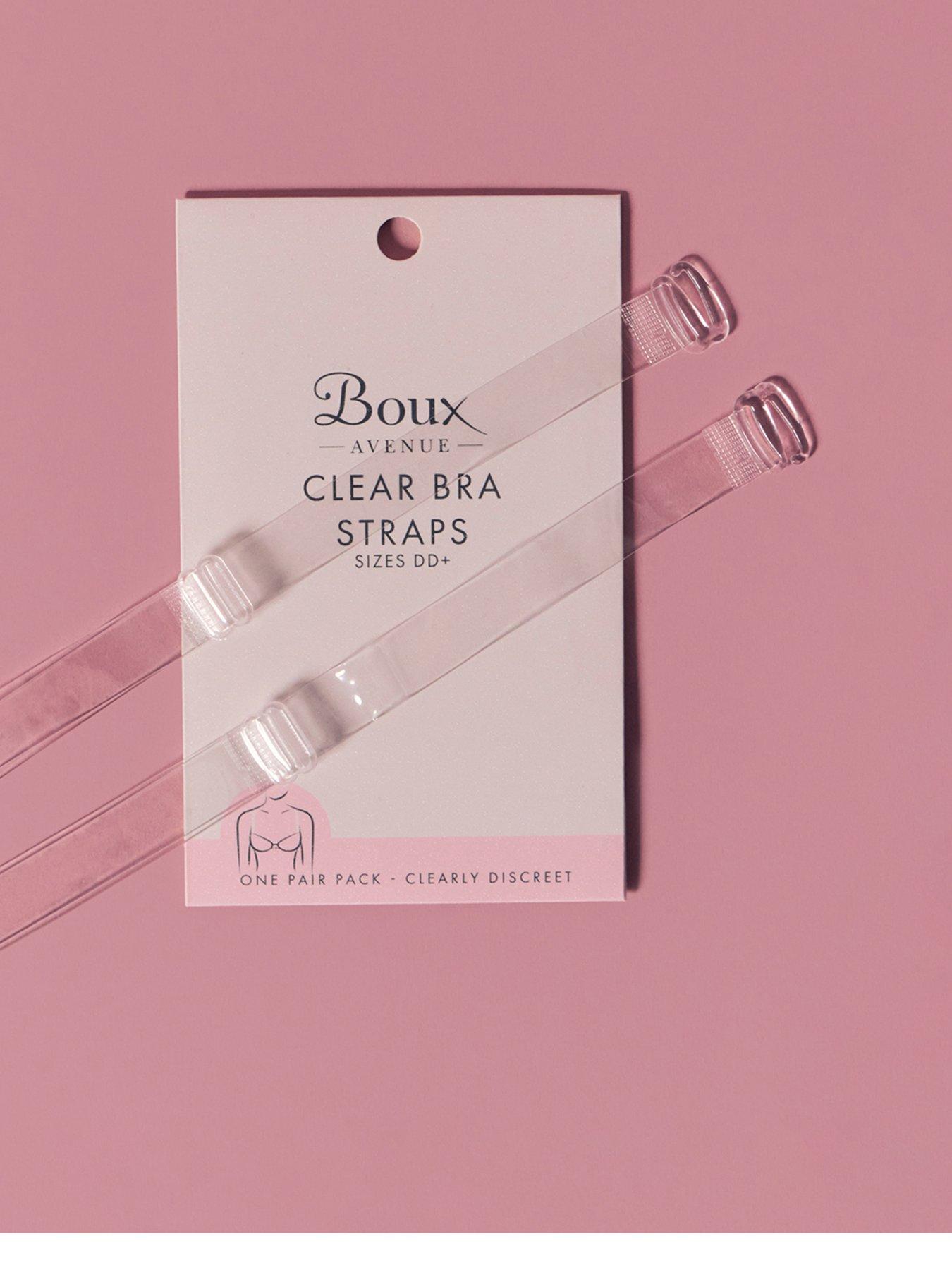 Boux Avenue Bra Straps DD+ - Clear