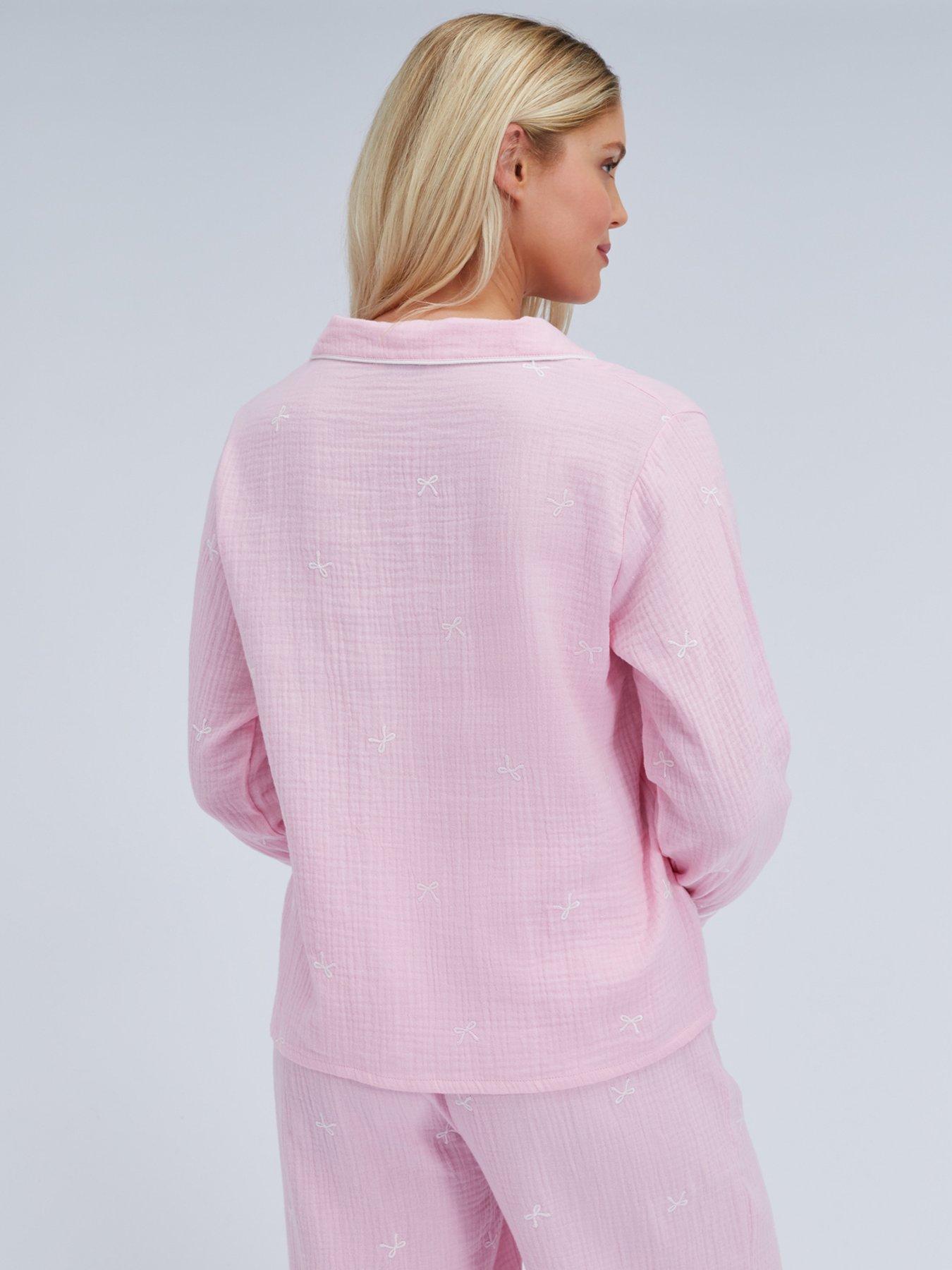 boux-avenue-bow-emb-cotton-pyjama-set-pinkstillFront