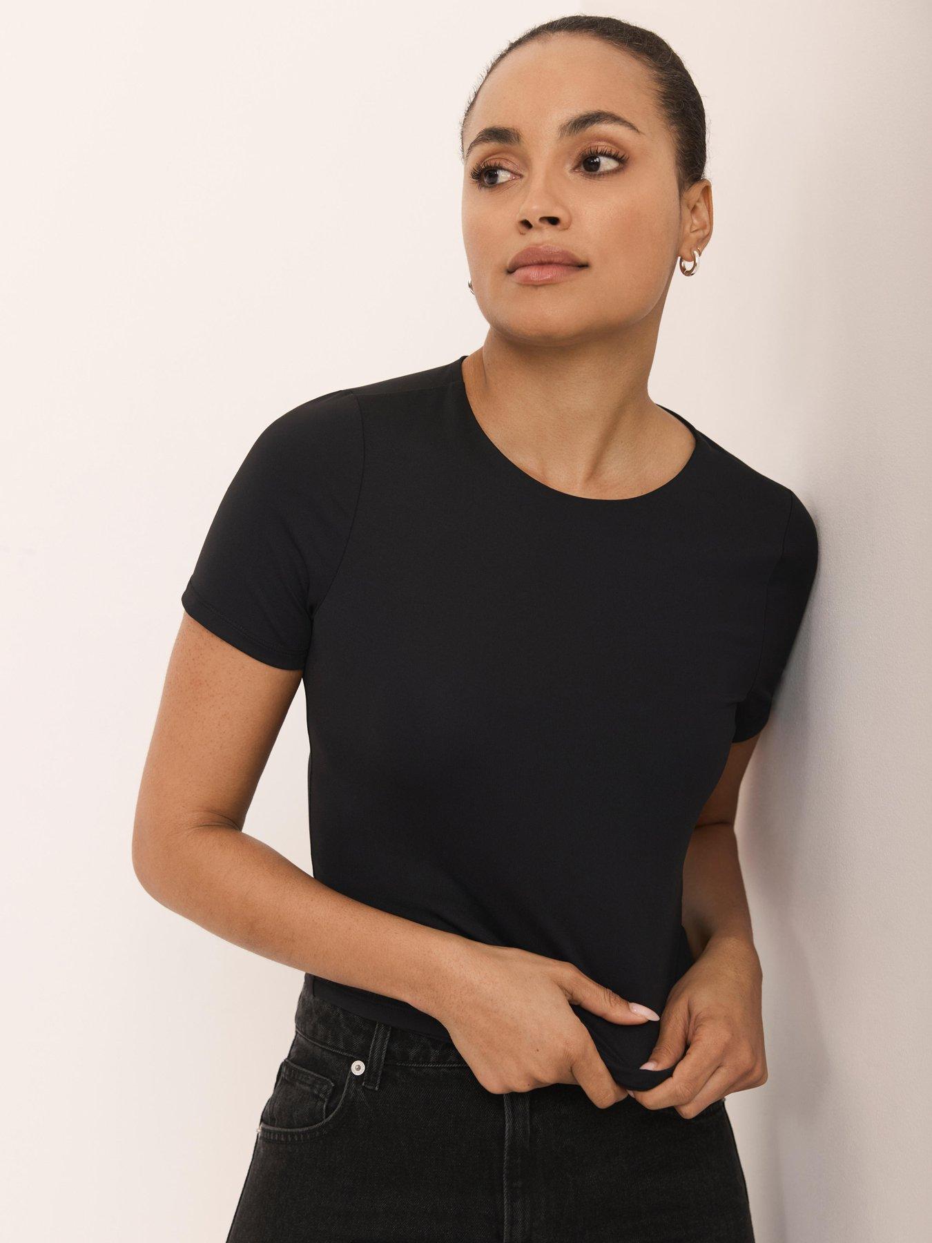 mint-velvet-layering-short-sleeve-top-blackstillFront