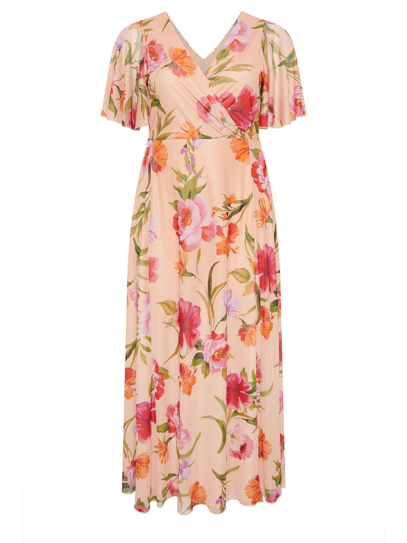 yours-curve-blur-mesh-wrap-maxi-dressdetail