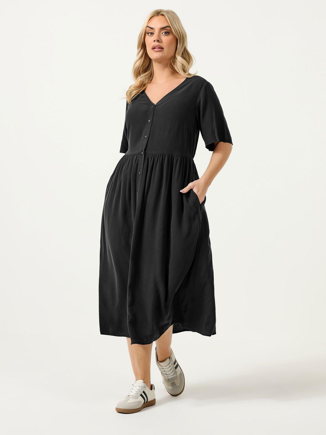 yours-curve-chambray-tea-dress