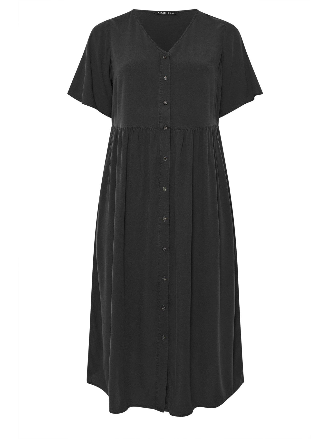 Image 5 of 5 of Yours Curve Chambray Tea Dress