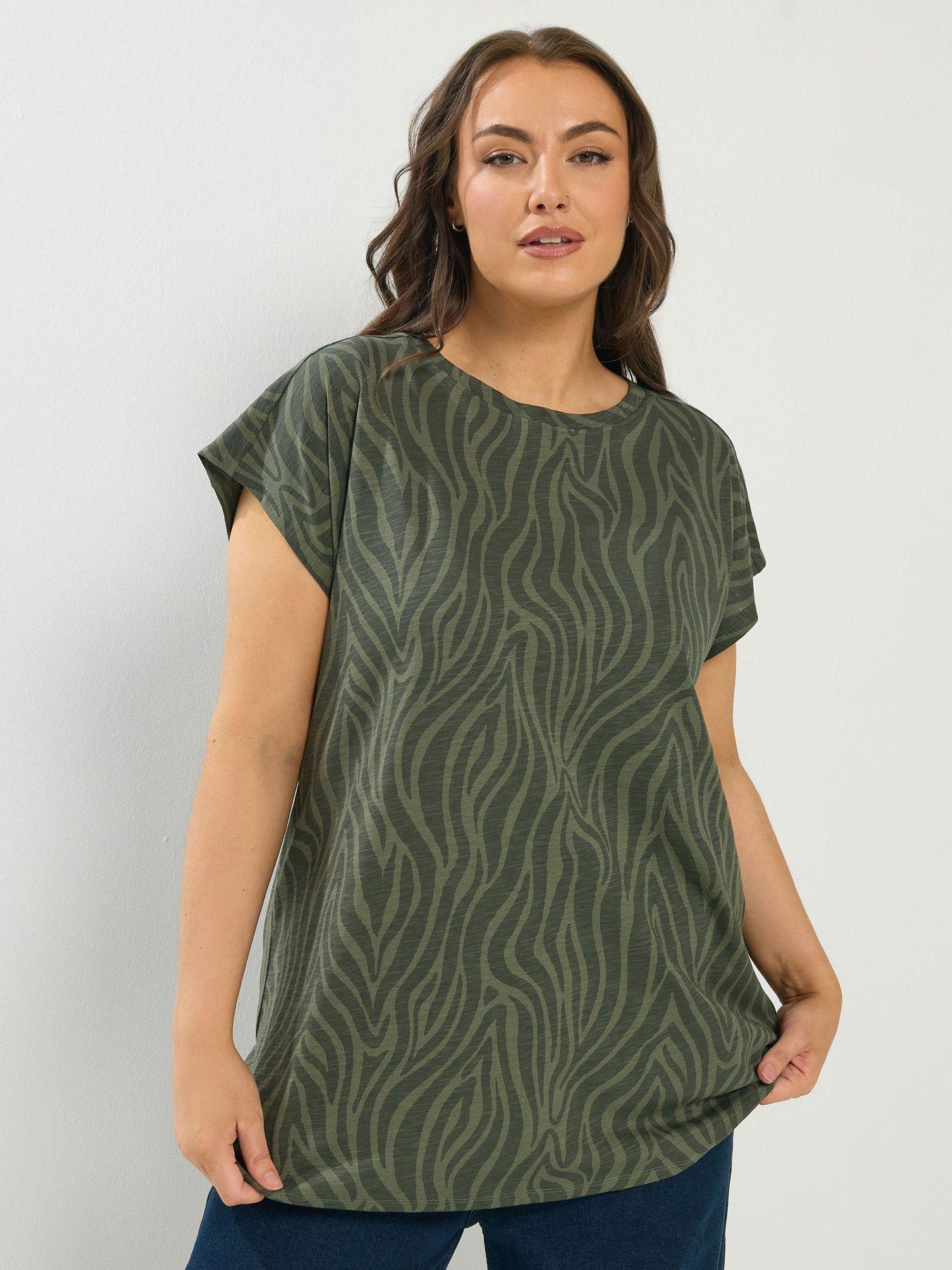 yours-curve-printed-grown-on-slub-t-shirtfront