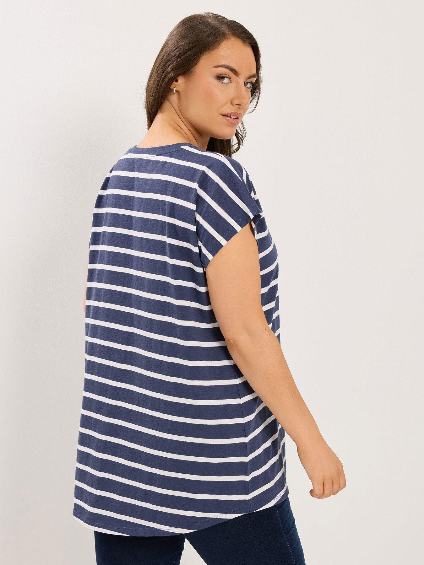 Image 2 of 6 of Yours Curve 3 Pack Grown On Slub T-shirt
