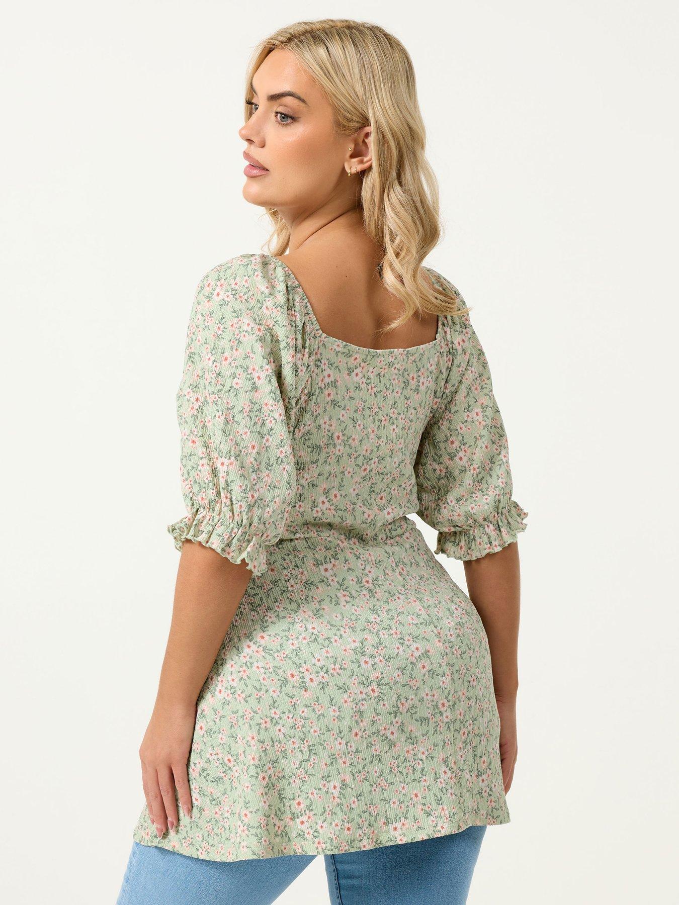 yours-curve-milkmaid-texture-t-shirtstillFront