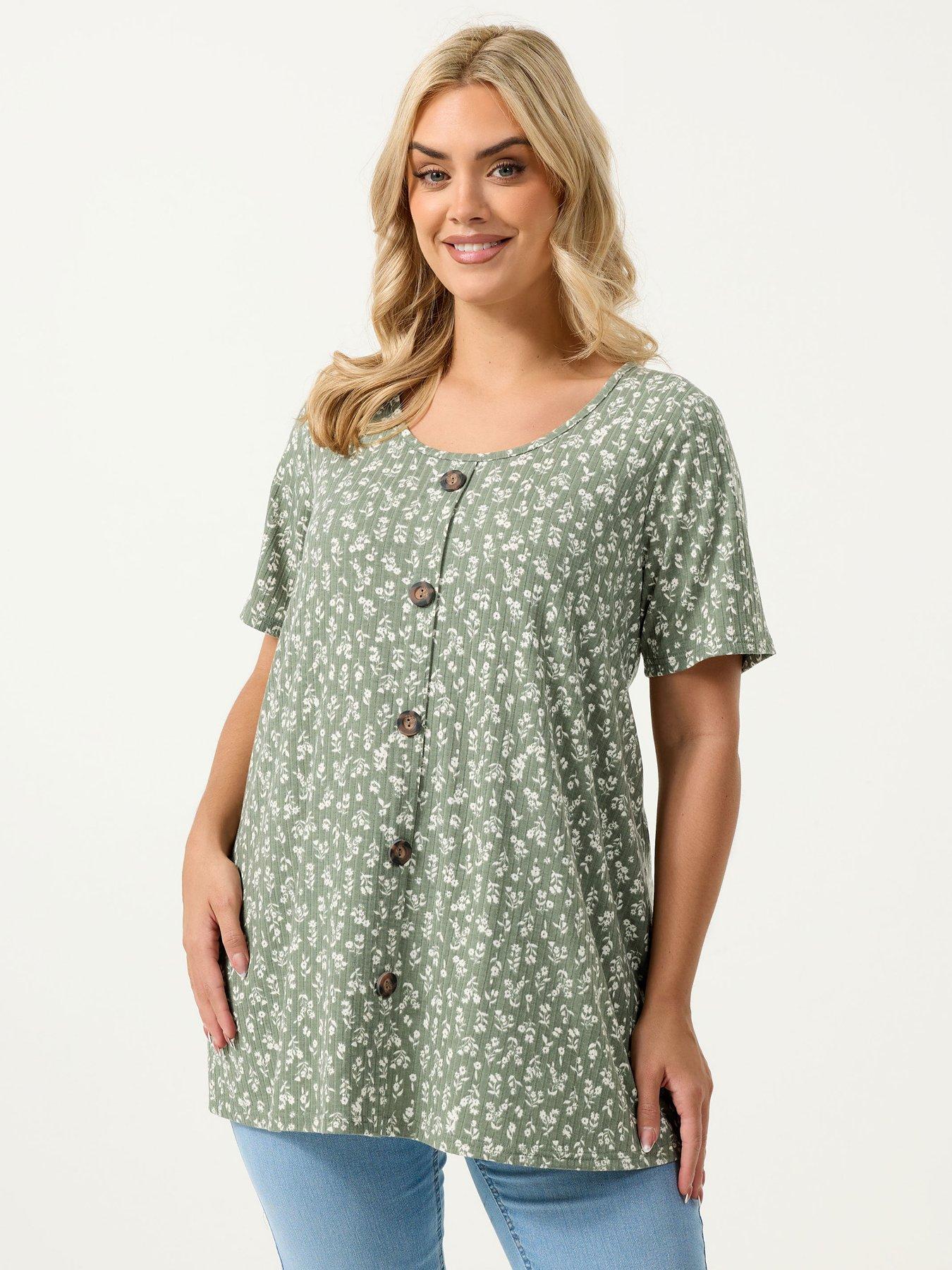 yours-curve-rib-swing-button-front-t-shirtfront