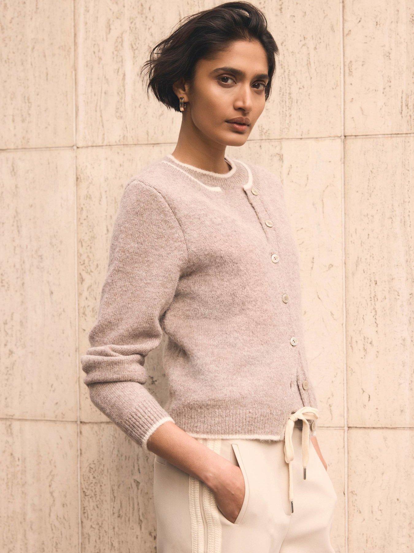 mint-velvet-fawn-double-layer-cardigan-creamfront