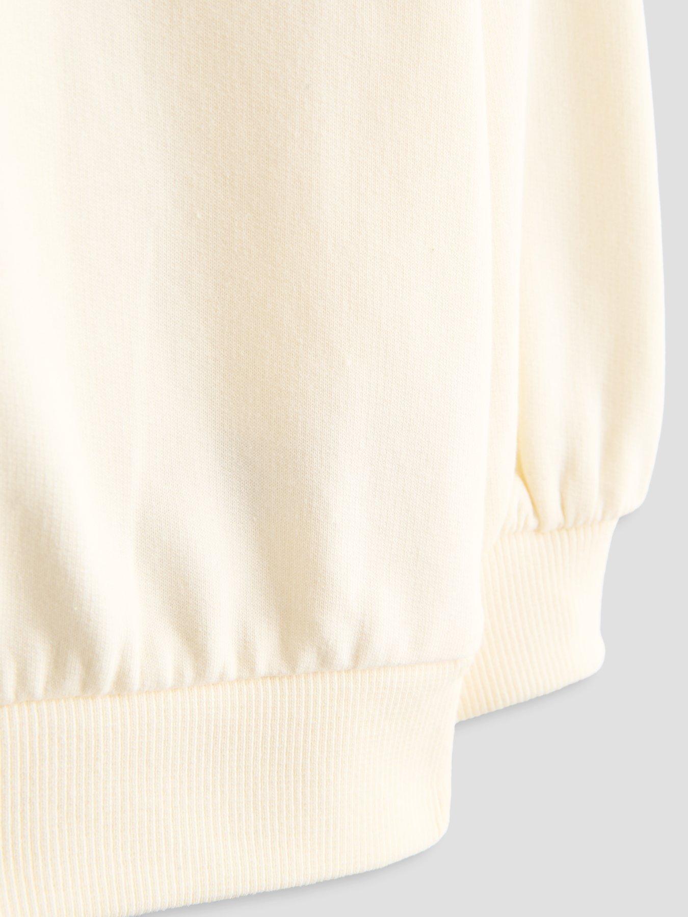 Image 6 of 6 of The Very Collection Girls Letter Applique Sweatshirt - Cream