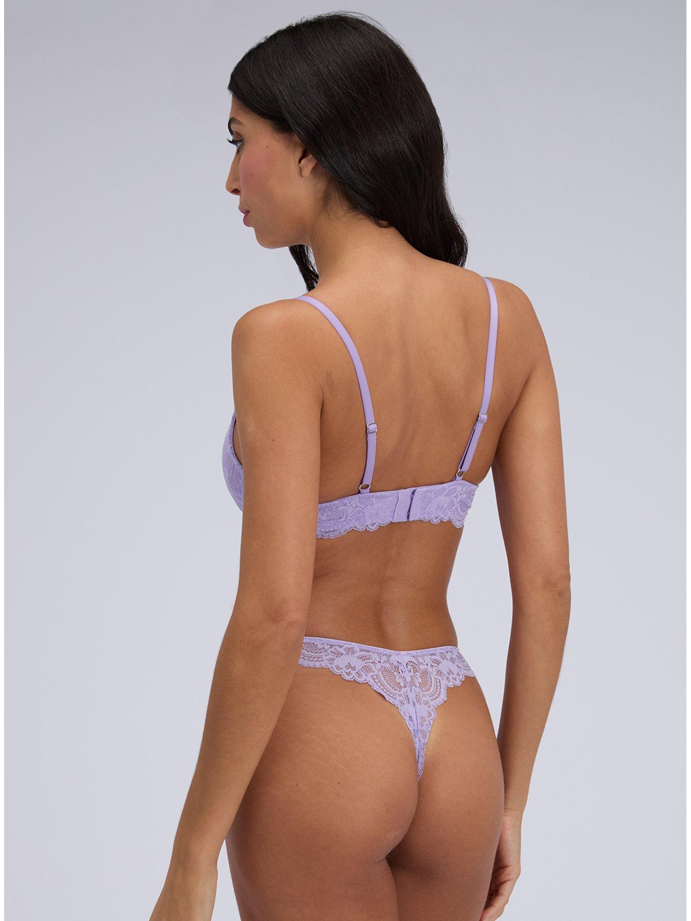 Image 2 of 5 of Boux Avenue Boux Avenue Aliyah Plunge Bra - Lavender