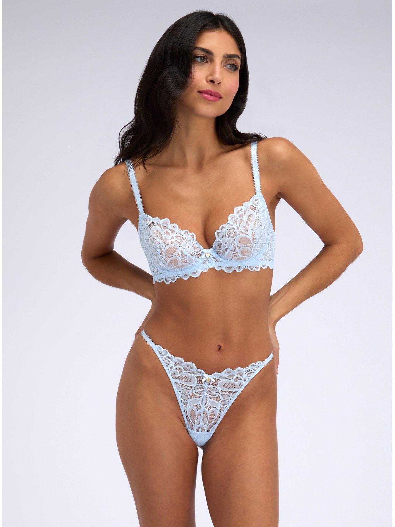 Image 3 of 4 of Boux Avenue Boux Avenue Heidi Thong - Powder Blue