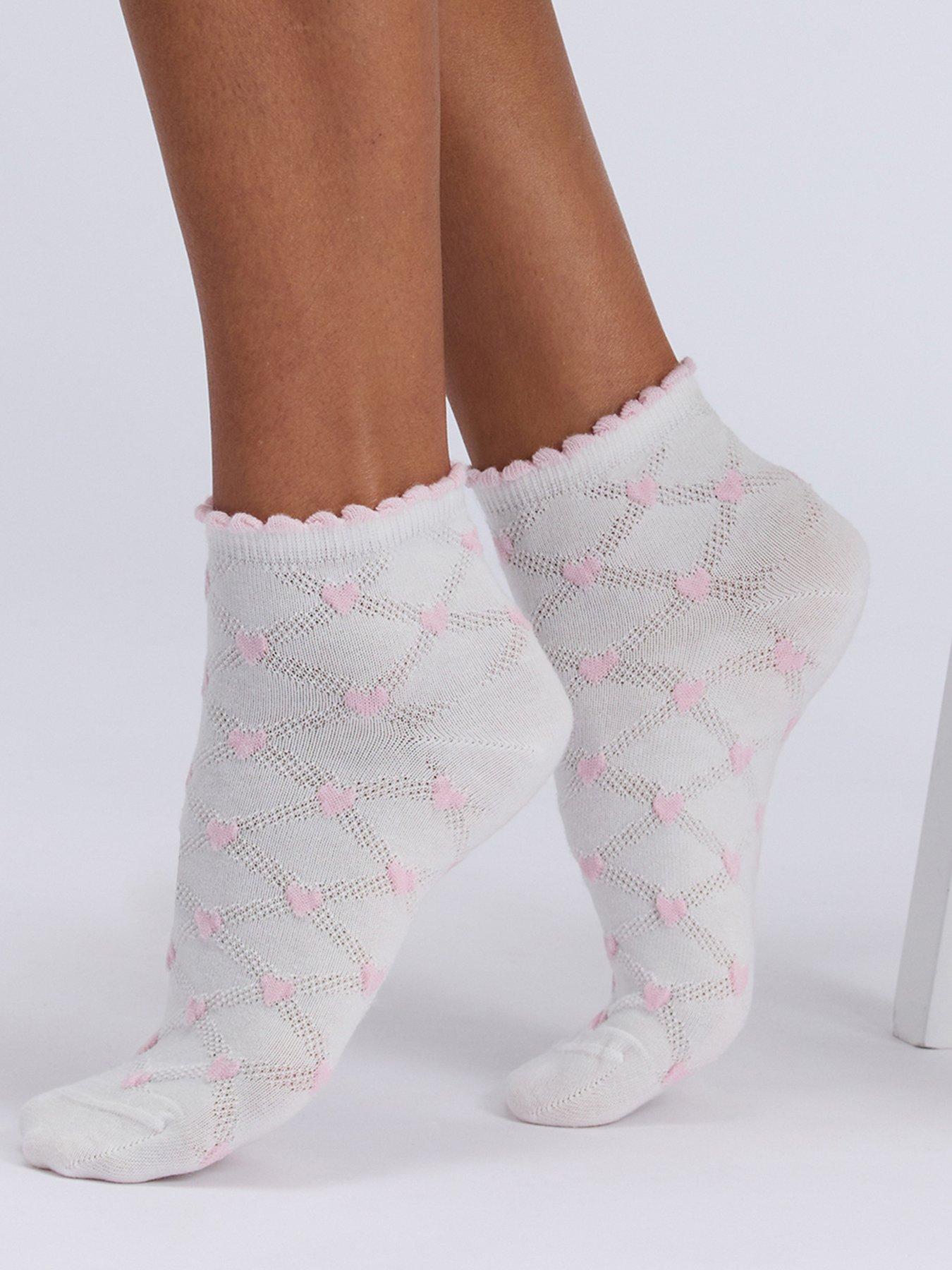 boux-avenue-heart-2-pack-midi-socks-pinkstillFront