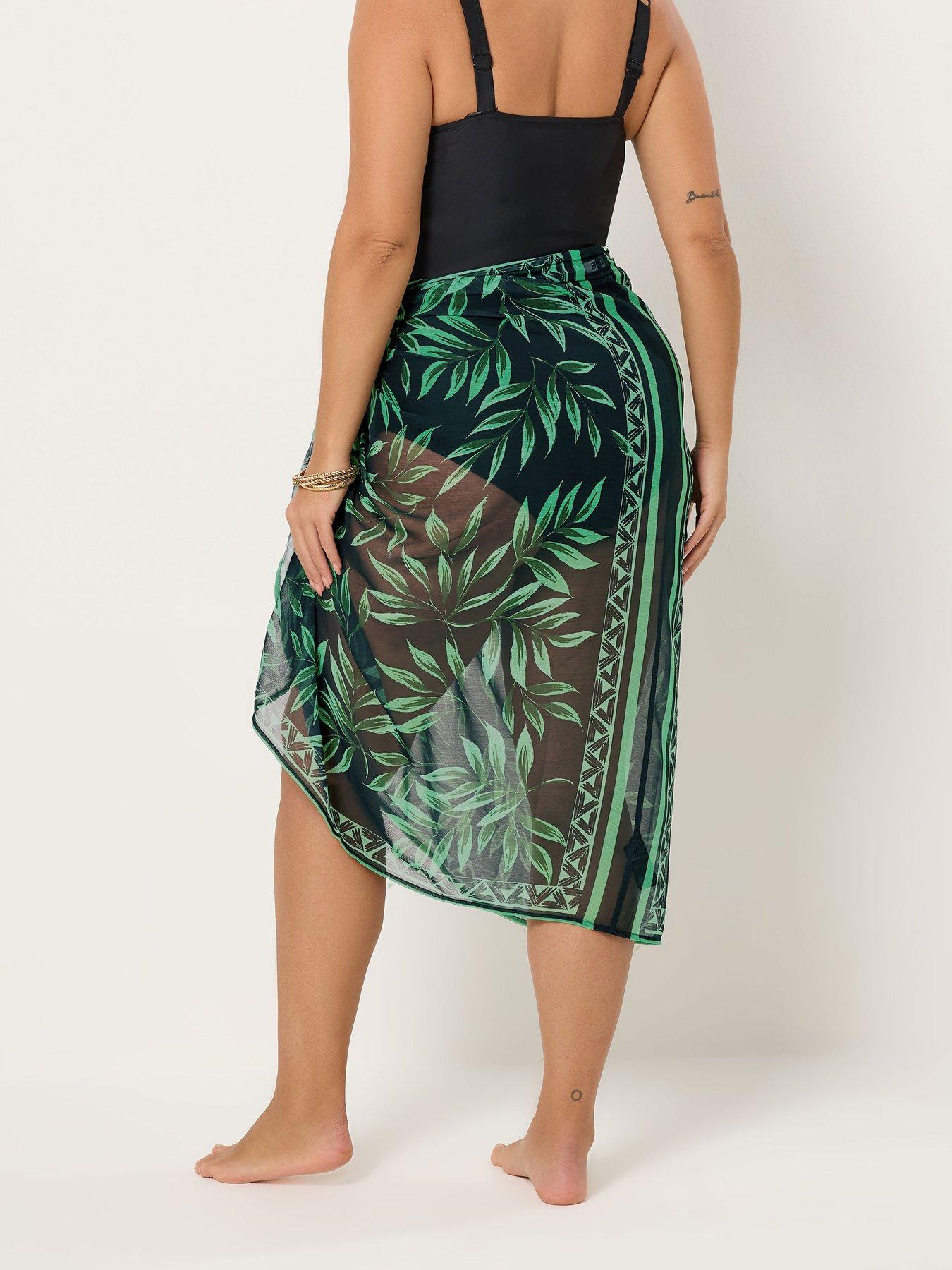 Image 2 of 5 of Yours Curve Midi Wrap Beach Sarong