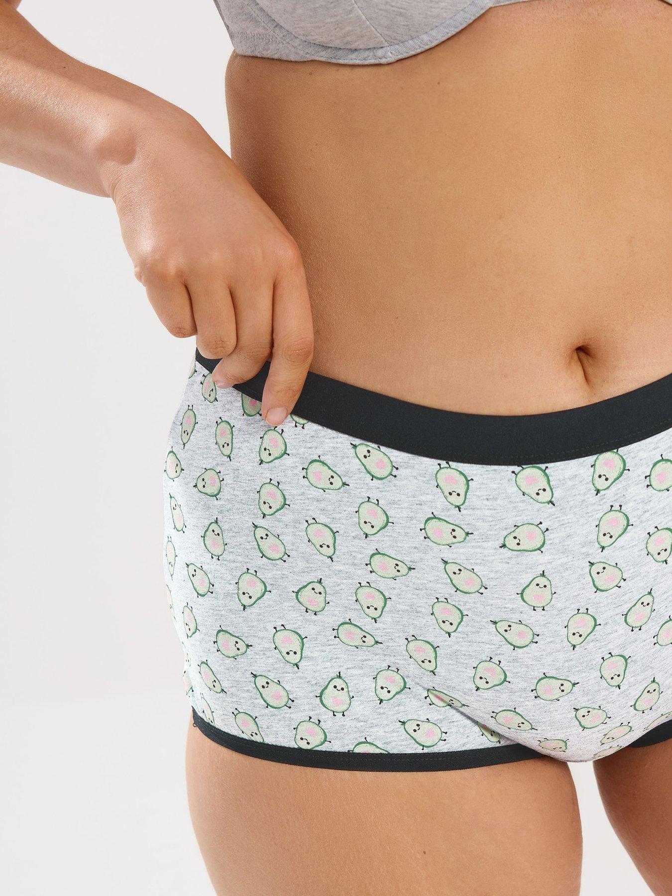 yours-curve-5-pack-avocado-print-shortoutfit