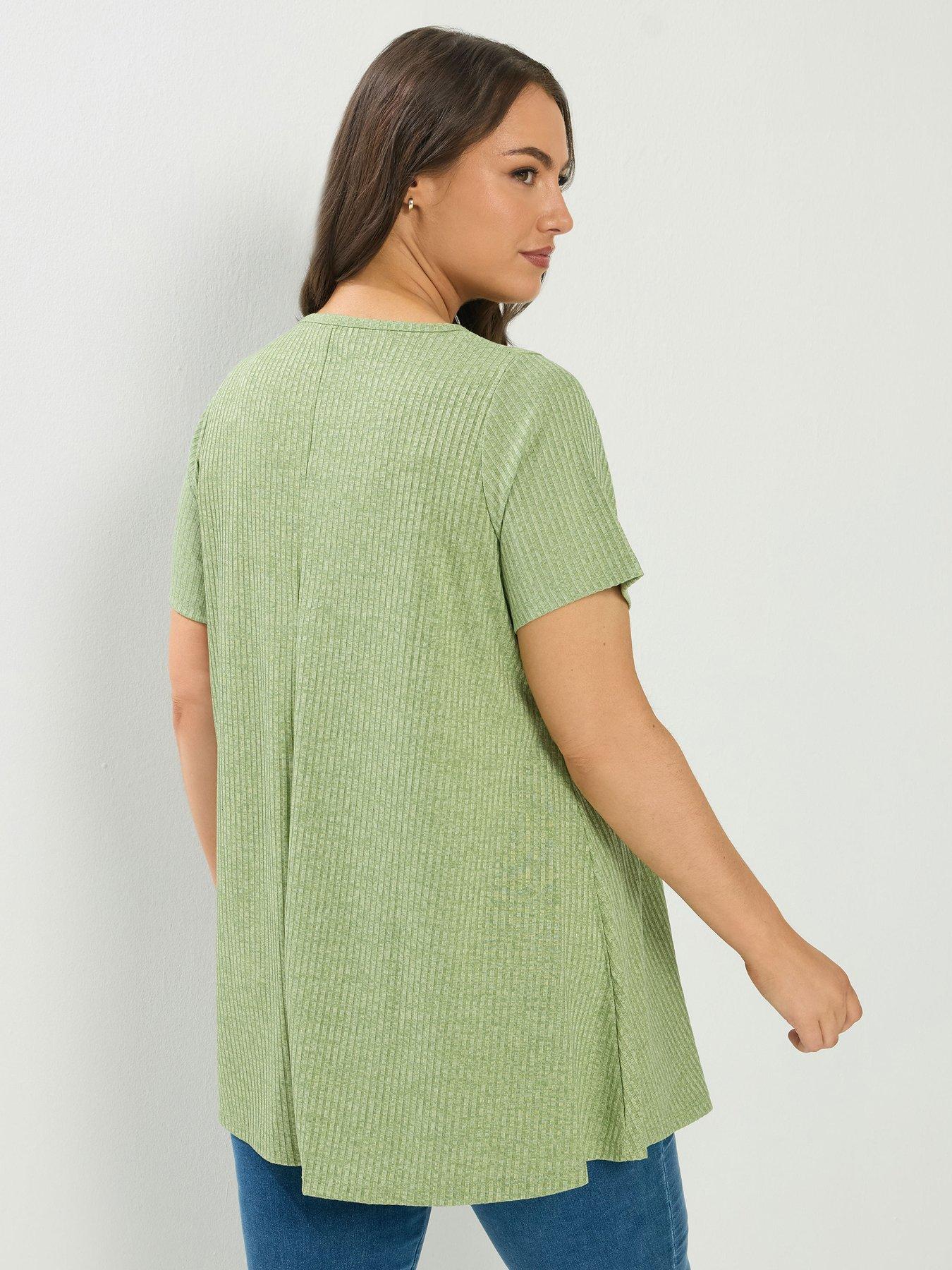 Image 2 of 5 of Yours Curve Soft Touch Rib Swing Top