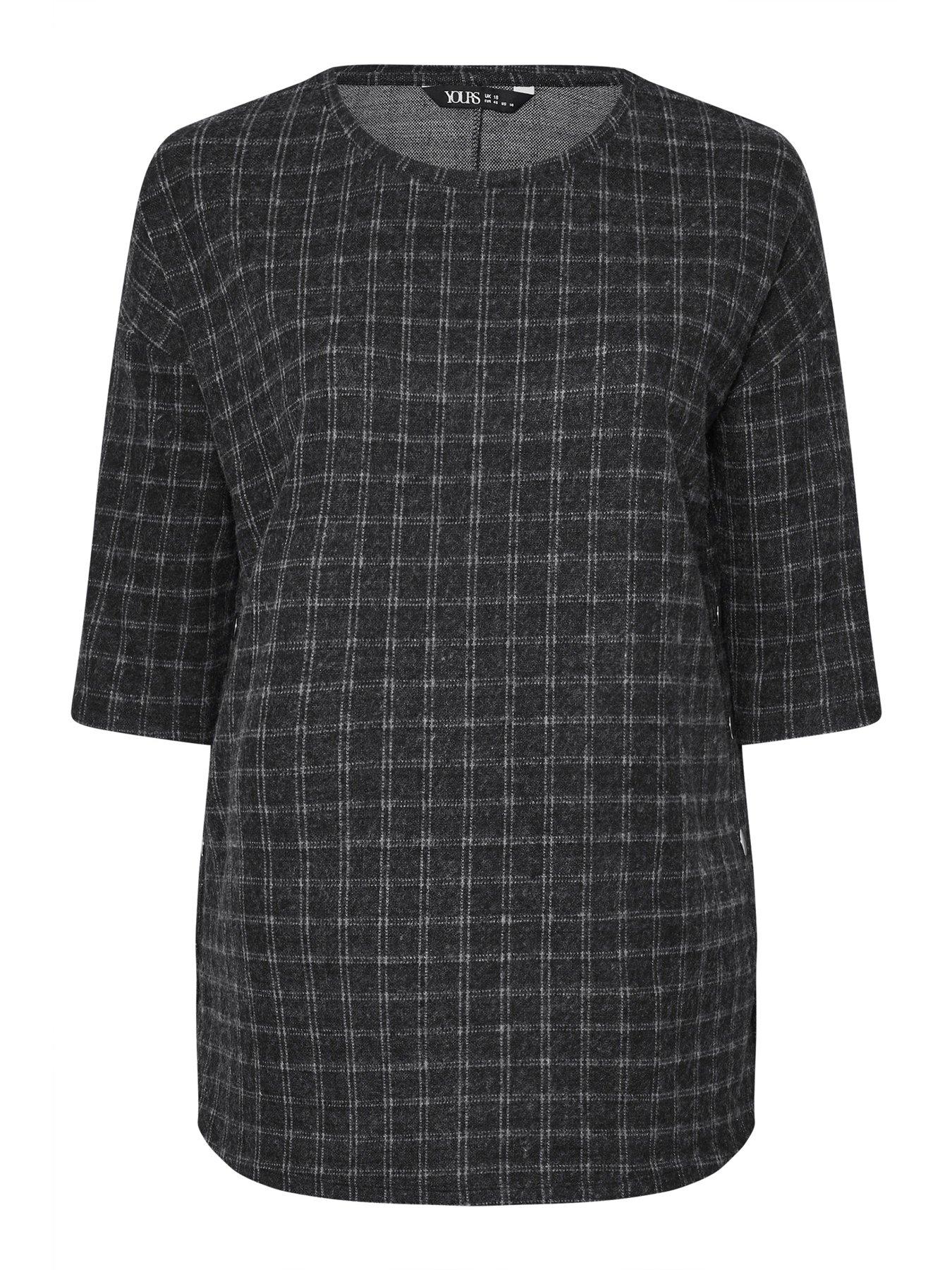 Image 5 of 5 of Yours Curve Side Button Check Top
