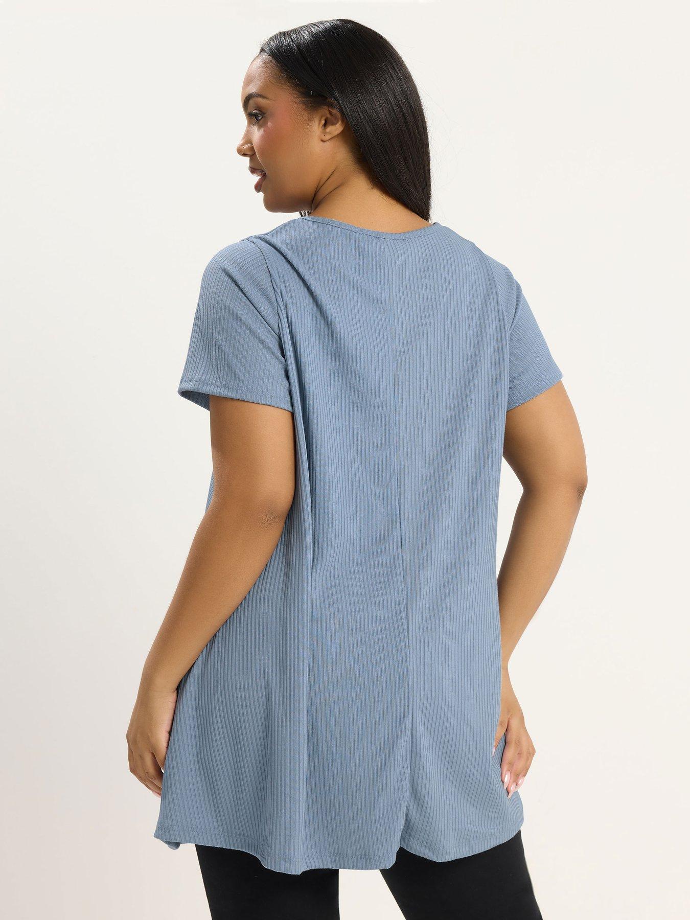 Image 2 of 5 of Yours Curve Soft Touch Rib Swing Top
