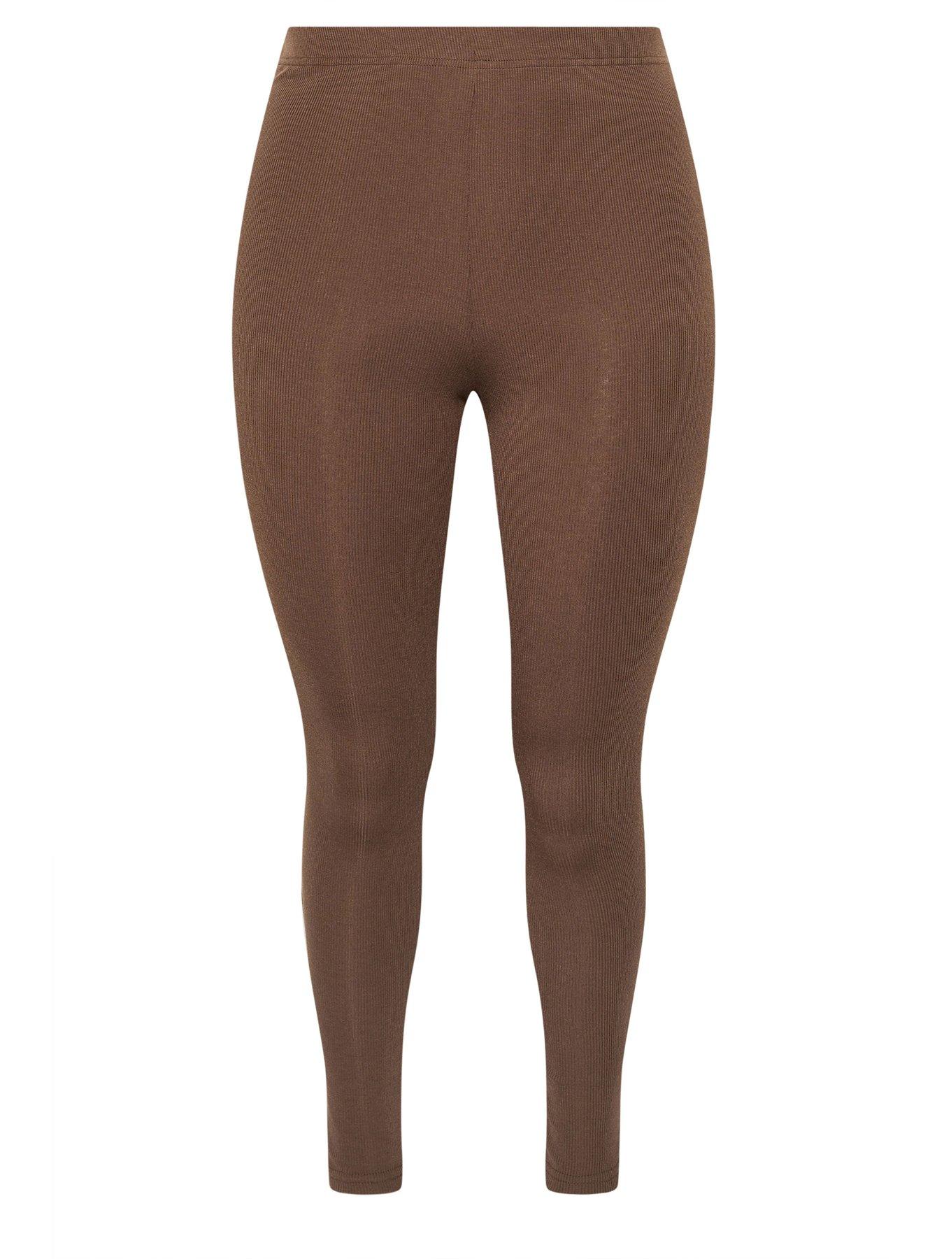 Image 5 of 5 of Yours Curve Mini Ribbed Legging