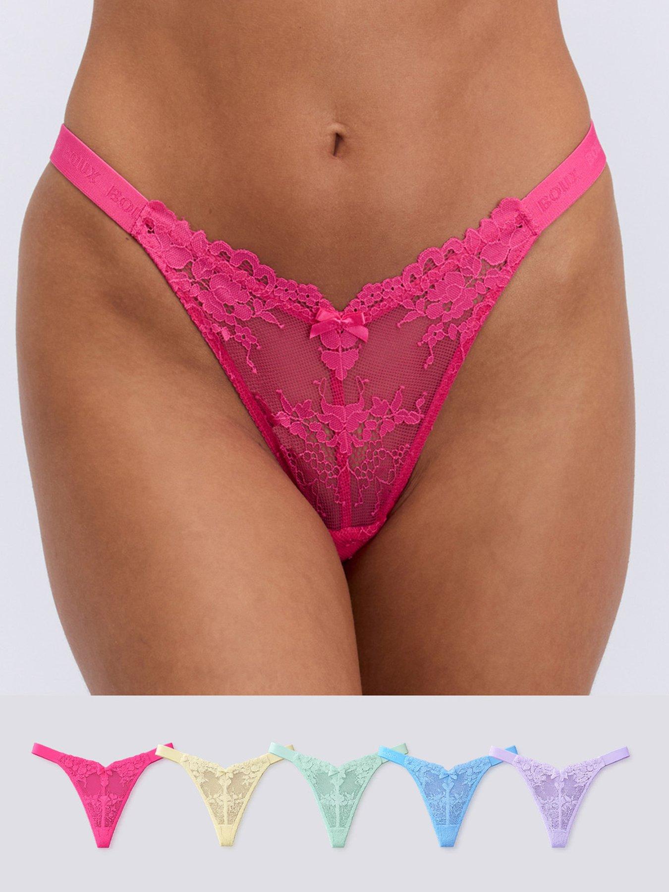 boux-avenue-boux-avenue-fran-high-leg-lace-thong-5pk-multicoloured