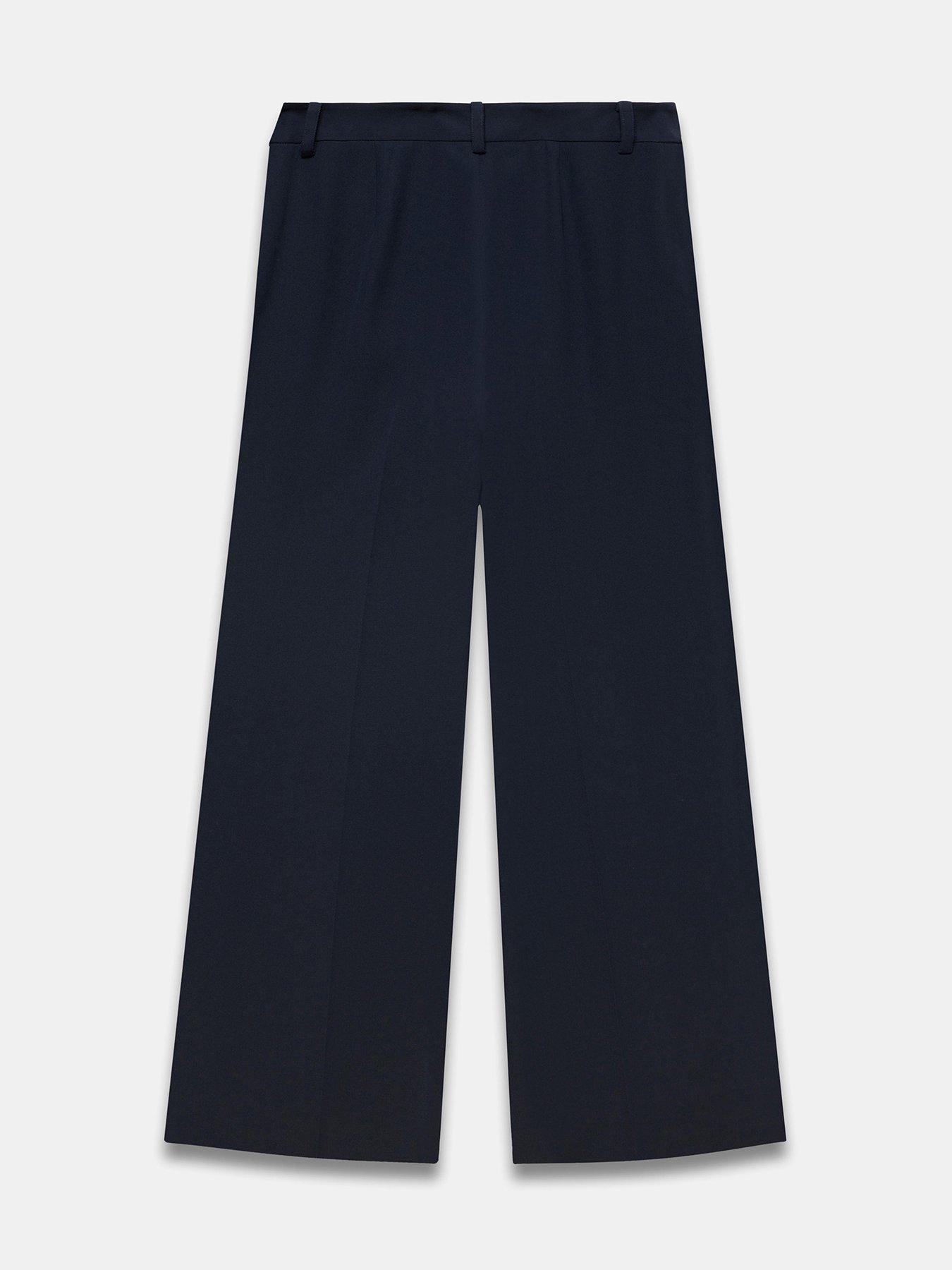 Image 6 of 6 of Mint Velvet Tailored Wide Trousers - Blue