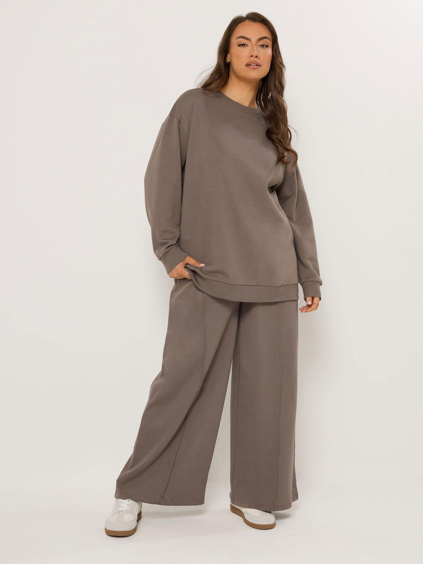 yours-curve-crew-neck-sweatshirt-amp-joggers-set-brownback