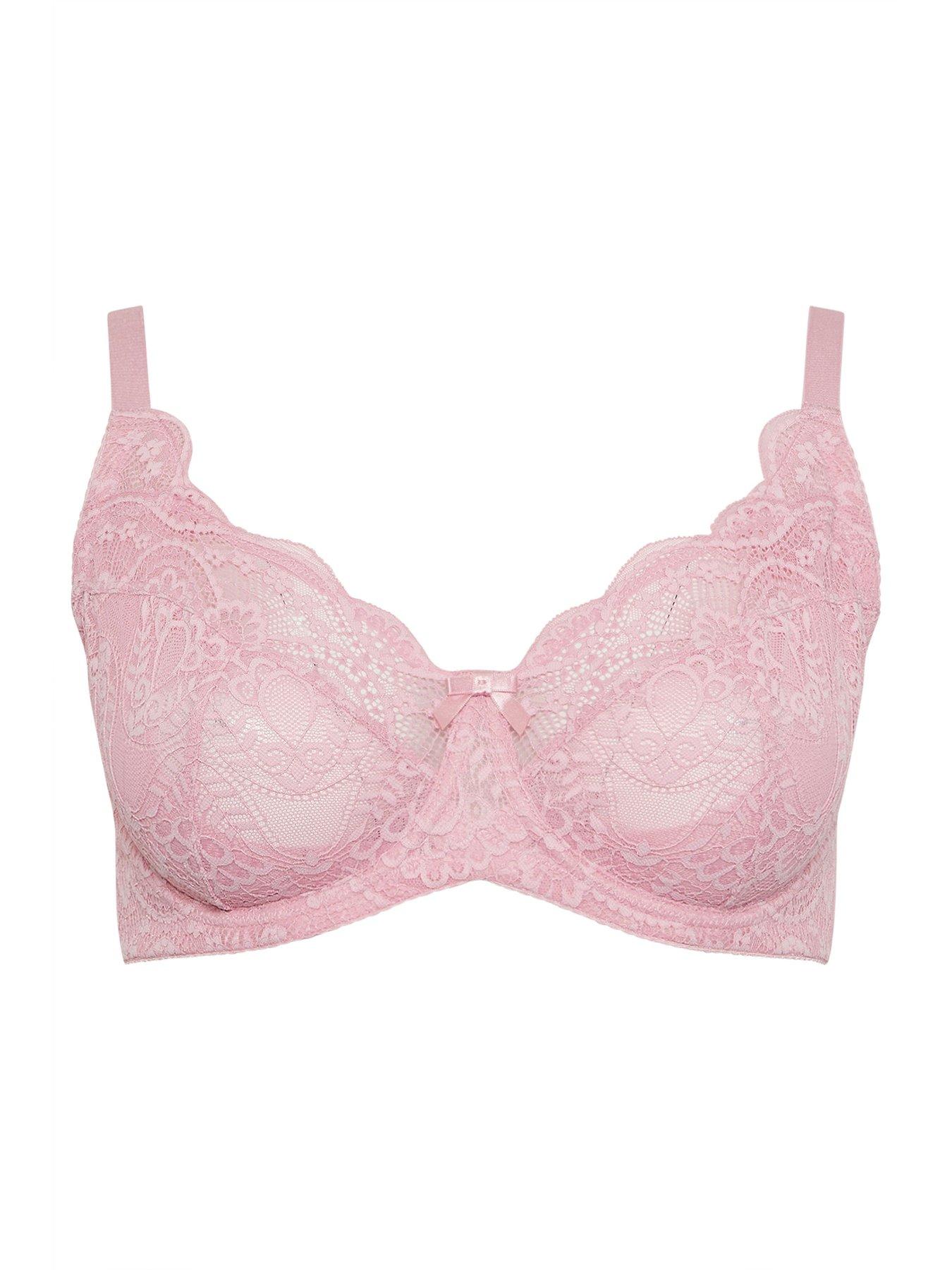 Image 5 of 5 of Yours Curve Swirl Lace Underwire Bra
