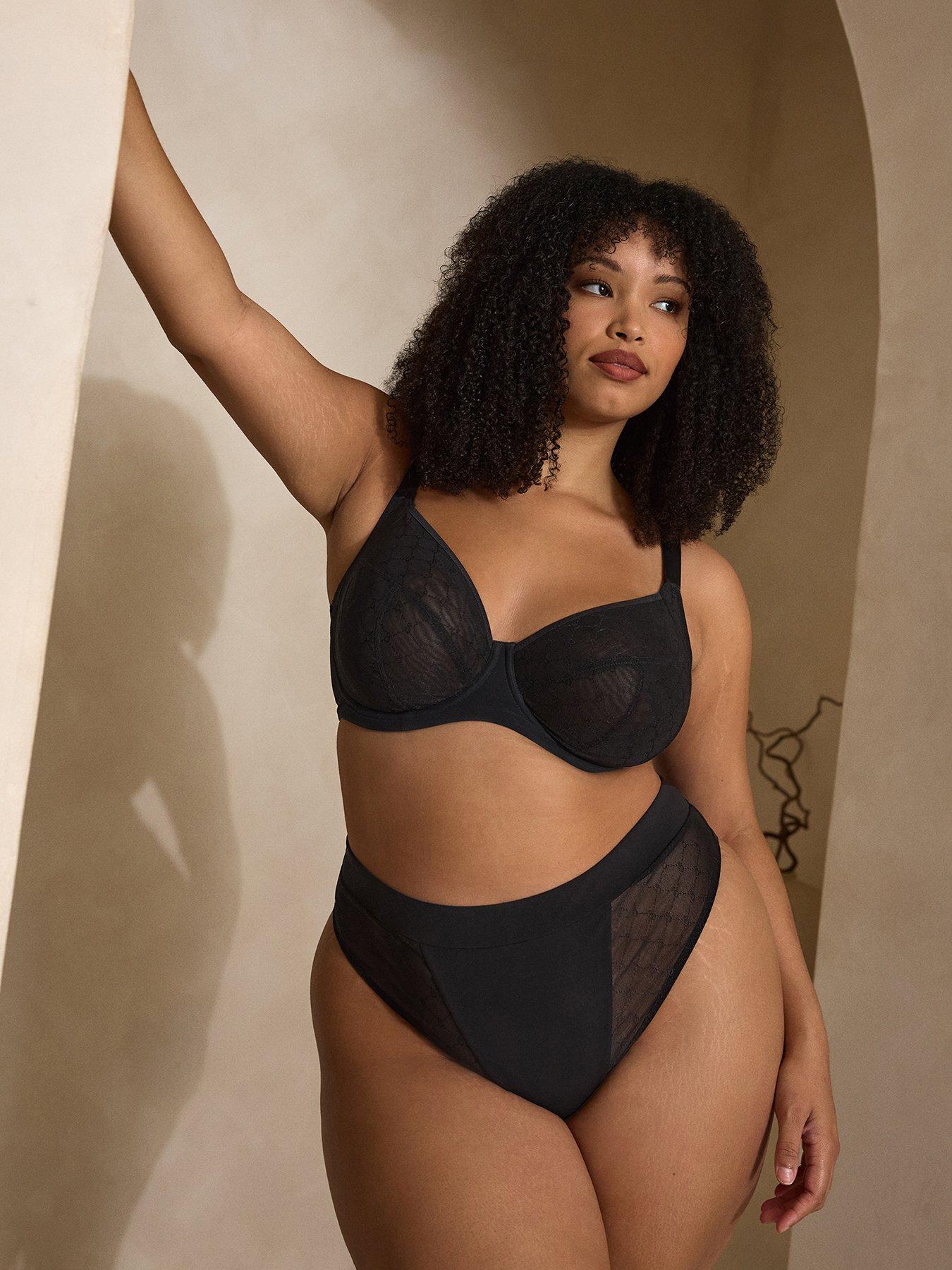 Image 1 of 2 of Sculptresse Sculptresse Muse Black Plunge Bra&nbsp;- Black
