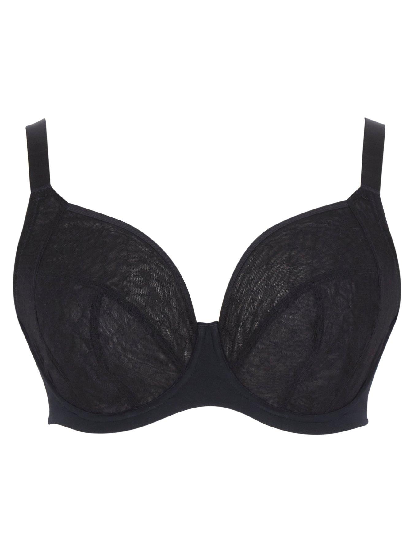 Image 2 of 2 of Sculptresse Sculptresse Muse Black Plunge Bra&nbsp;- Black