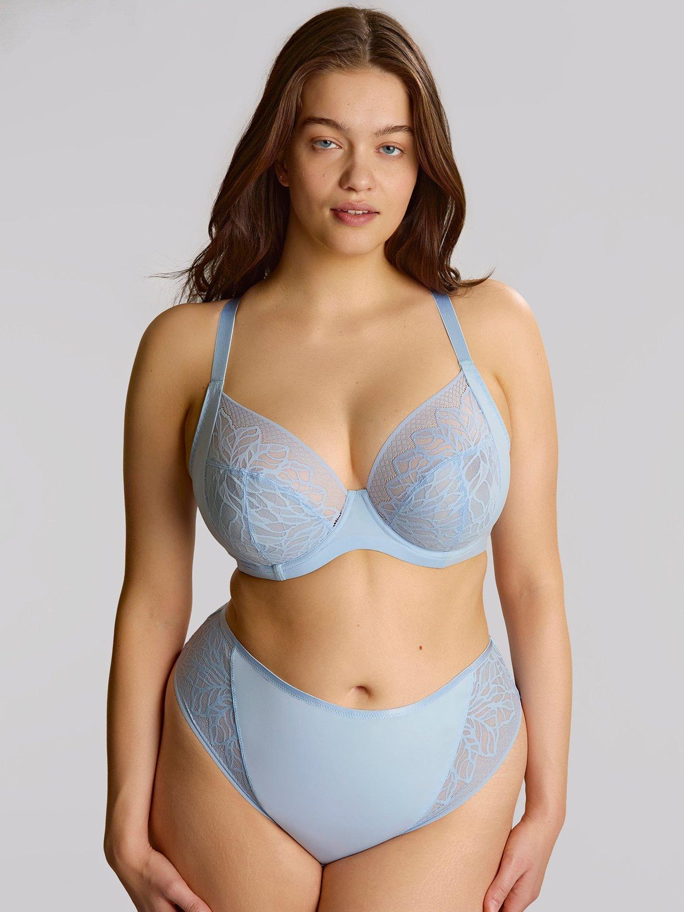 Image 4 of 6 of Sculptresse Sculptresse Sophia Dusky Blue Brazilian Brief - Dusky Blue