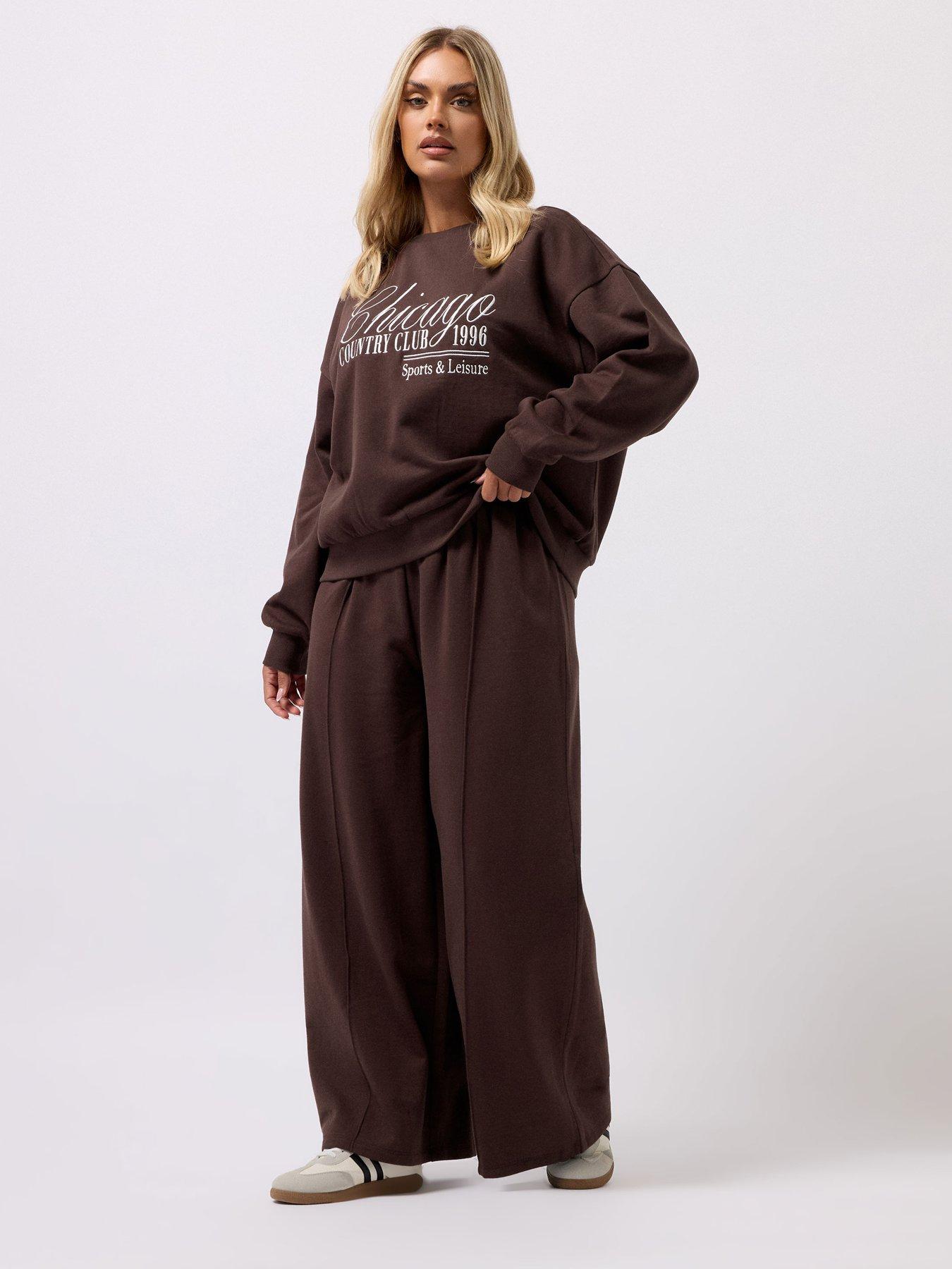 yours-curve-wide-leg-jogger-28-brownback