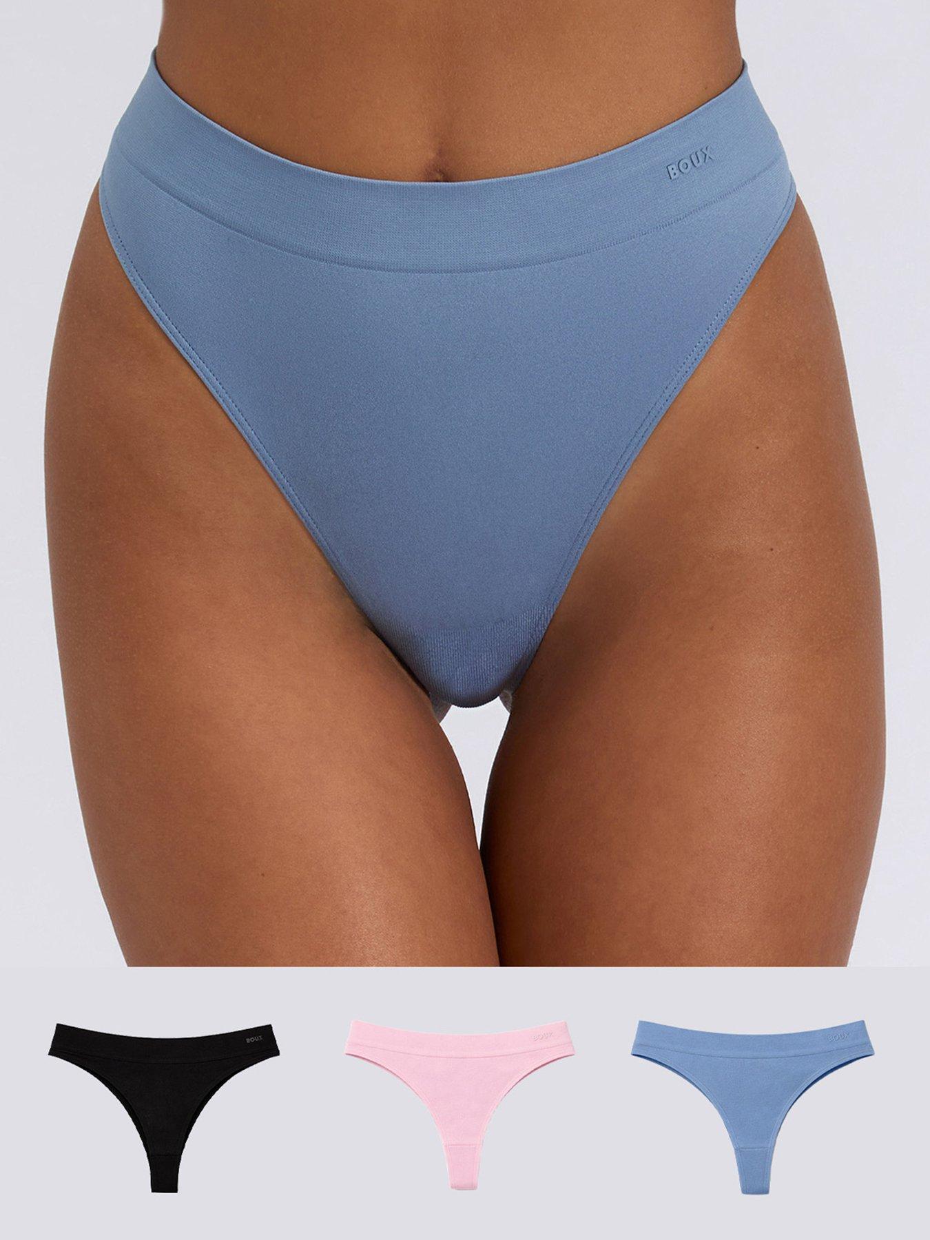 boux-avenue-boux-avenue-seamfree-high-leg-thong-3-pk-pink-mix