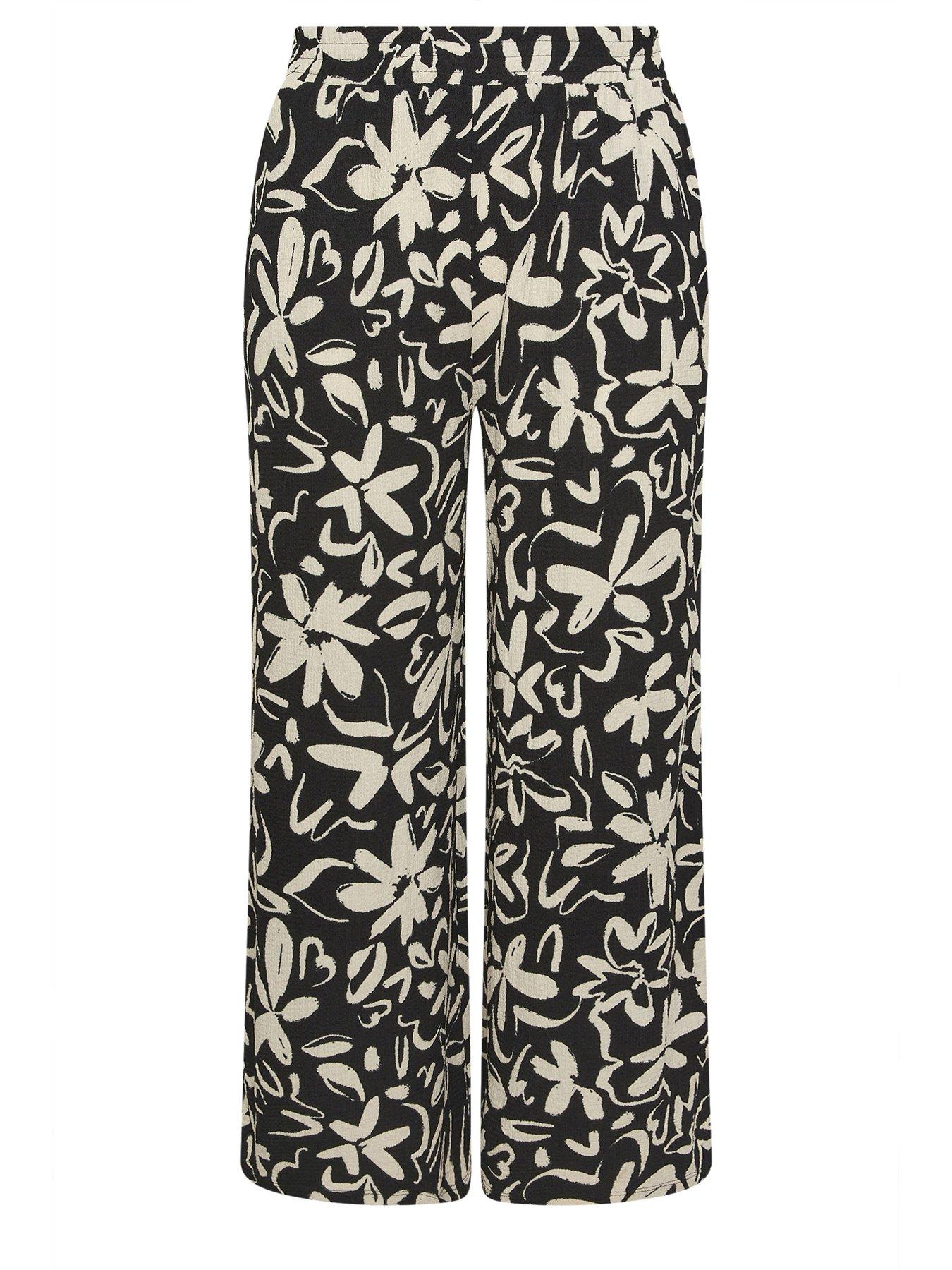 yours-curve-jersey-wide-leg-trousers-blackdetail