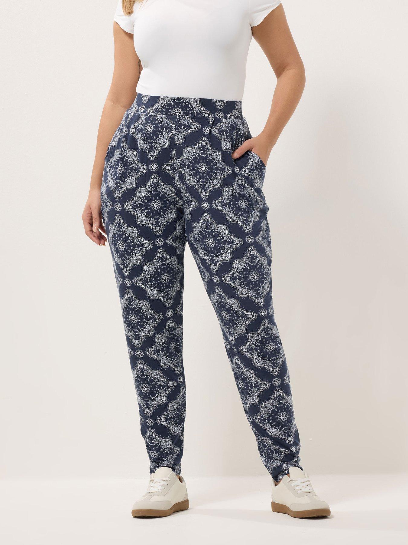 yours-curve-double-pleat-harem-trousersfront
