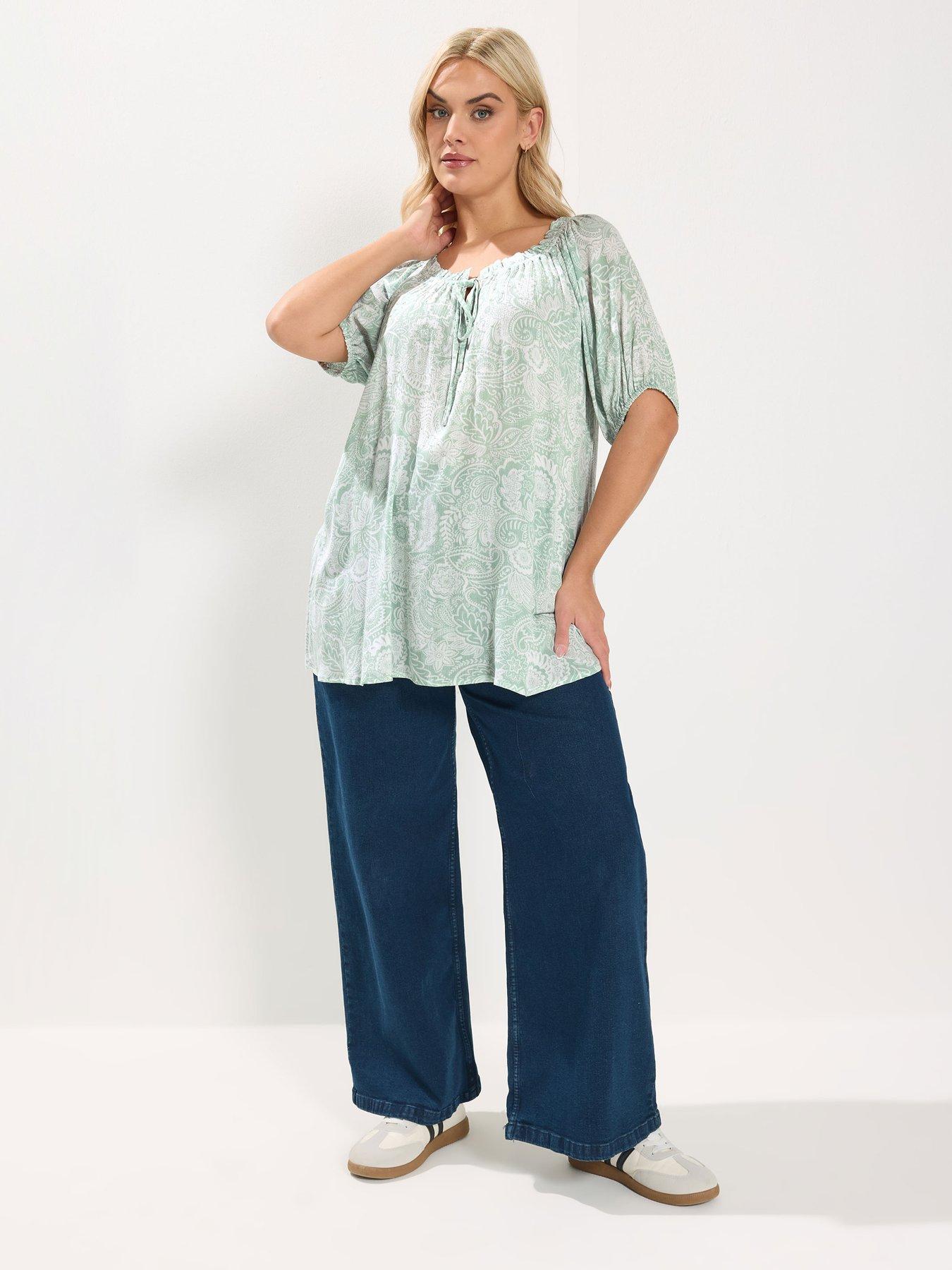 Image 3 of 5 of Yours Curve Gypsy Bardot Top