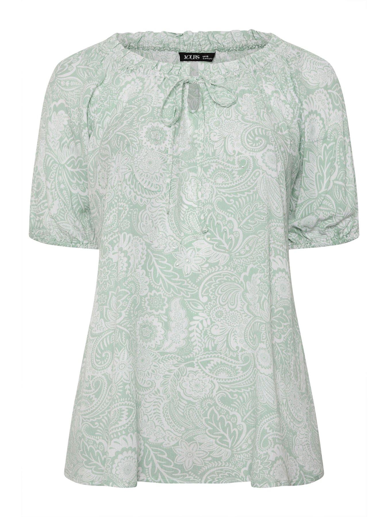 Image 5 of 5 of Yours Curve Gypsy Bardot Top