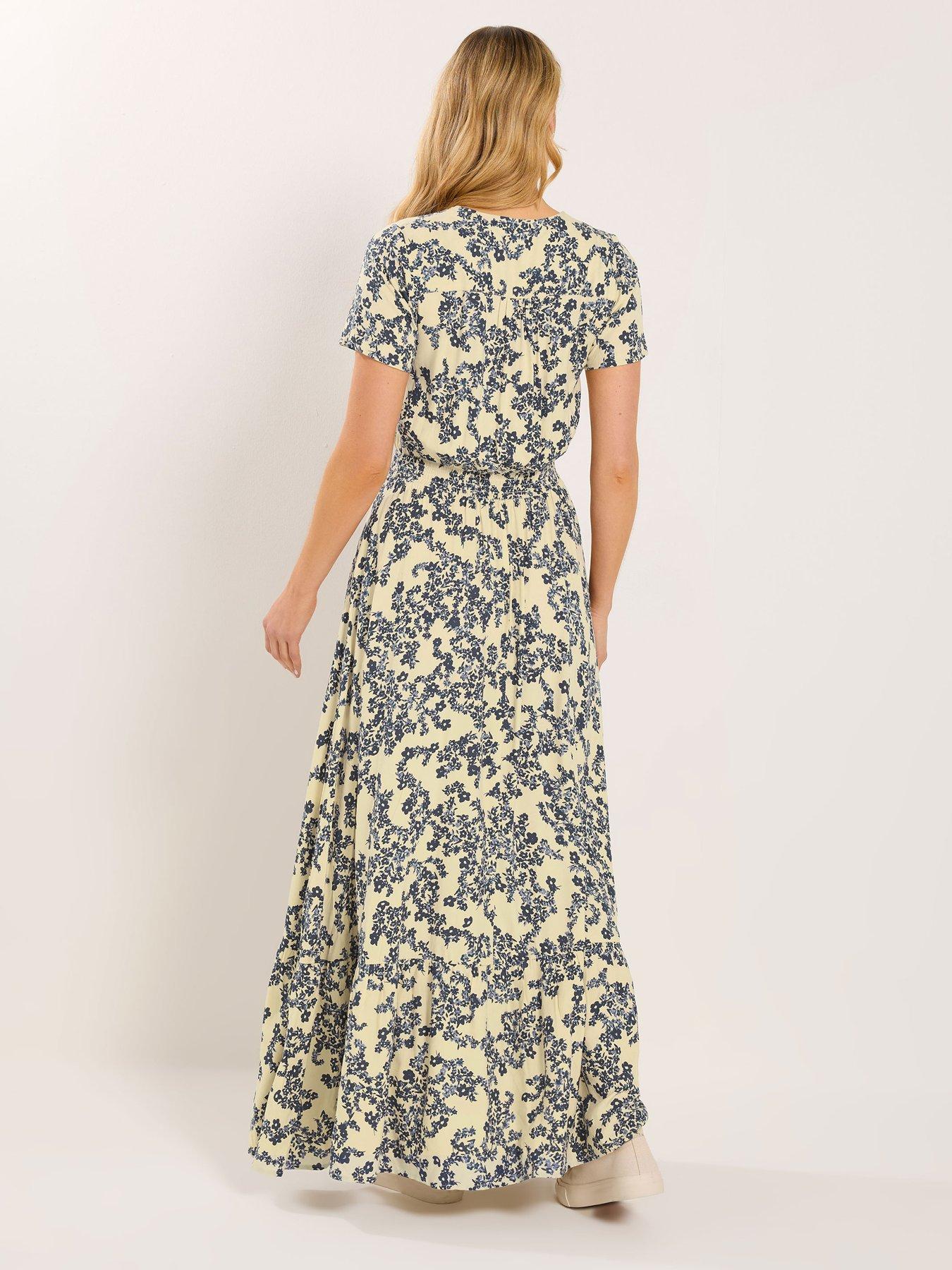 long-tall-sally-ditsy-button-tassel-maxi-dress-whitestillFront