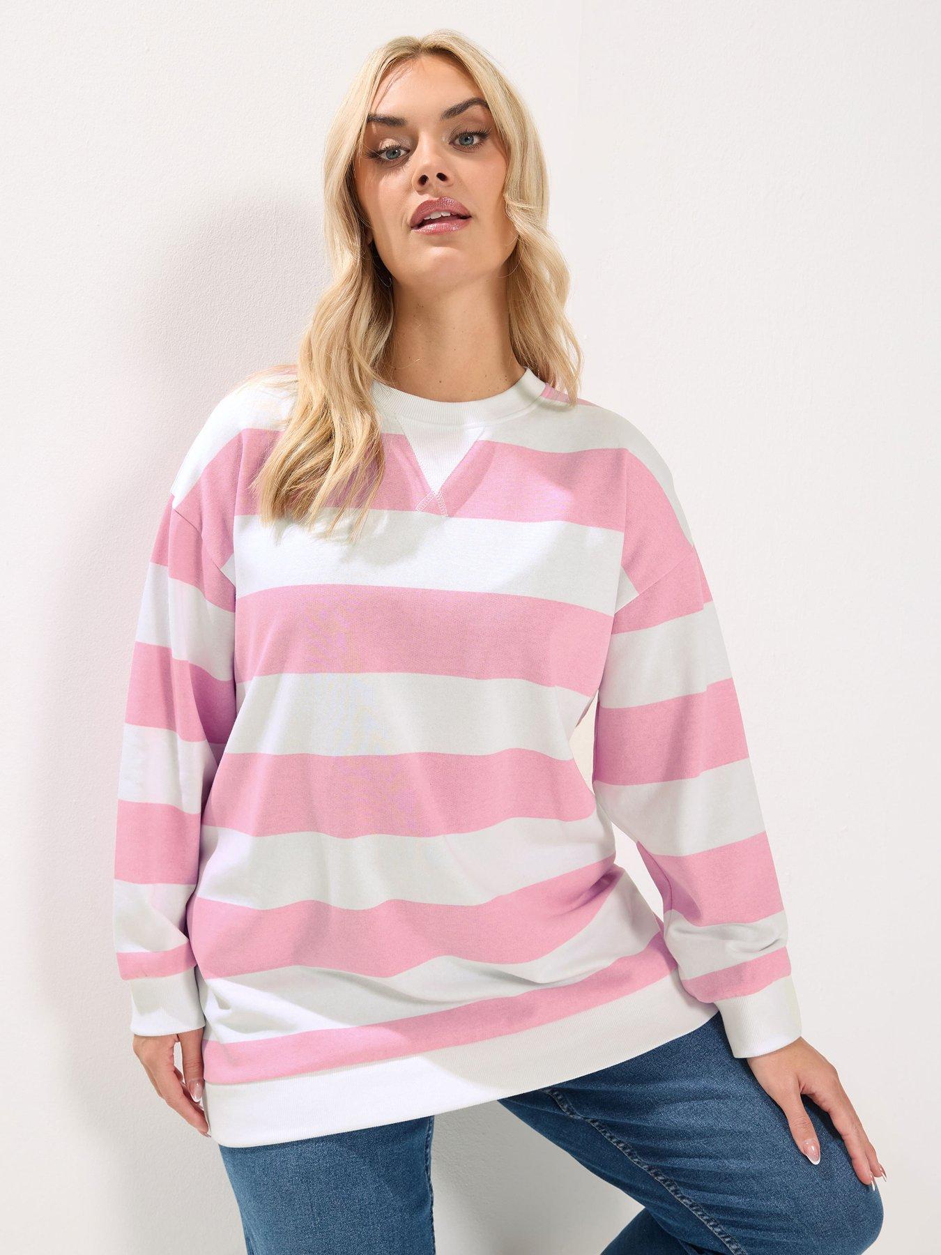 yours-curve-stripe-sweatshirtfront