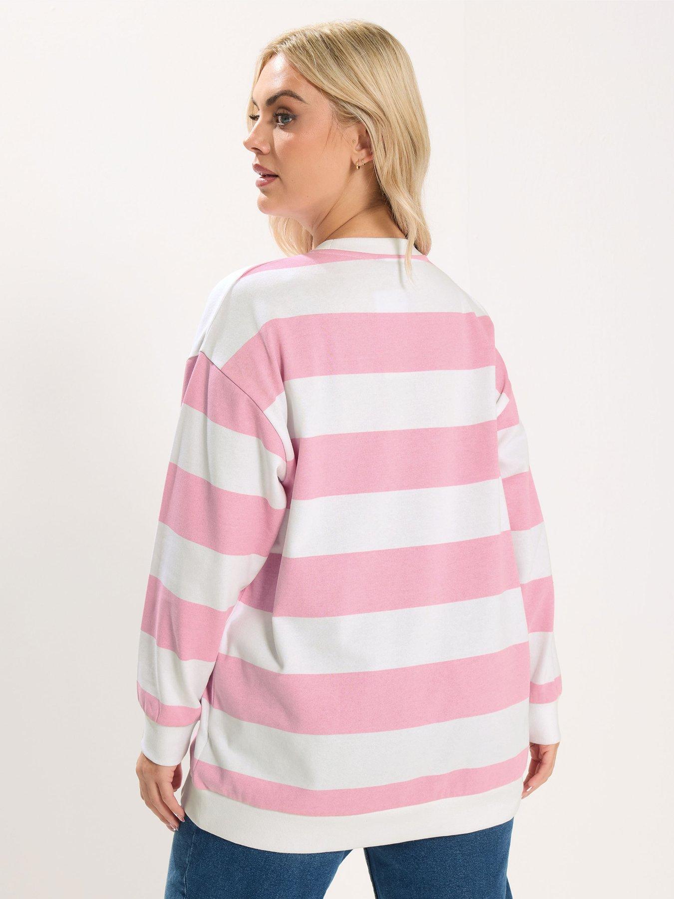 yours-curve-stripe-sweatshirtstillFront