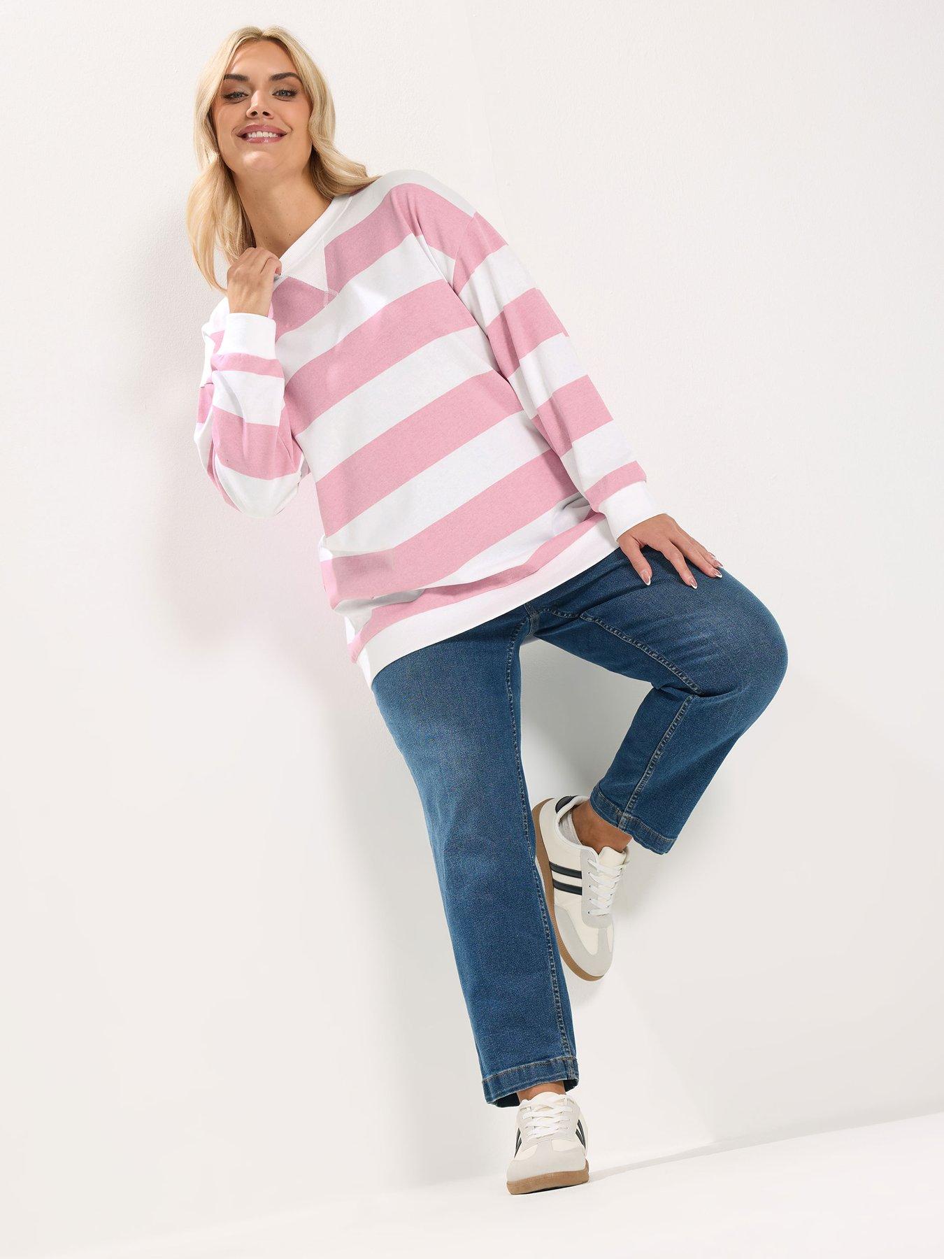 yours-curve-stripe-sweatshirtback
