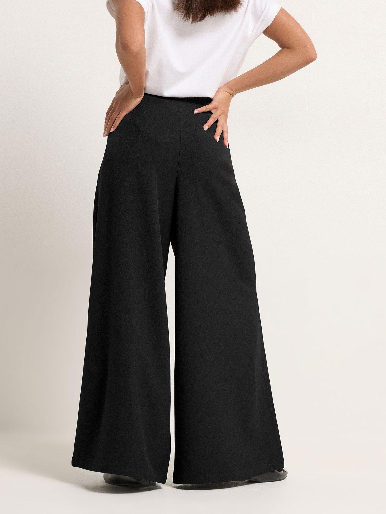 pixiegirl-petite-pleat-front-palazzo-trousers-bluestillFront