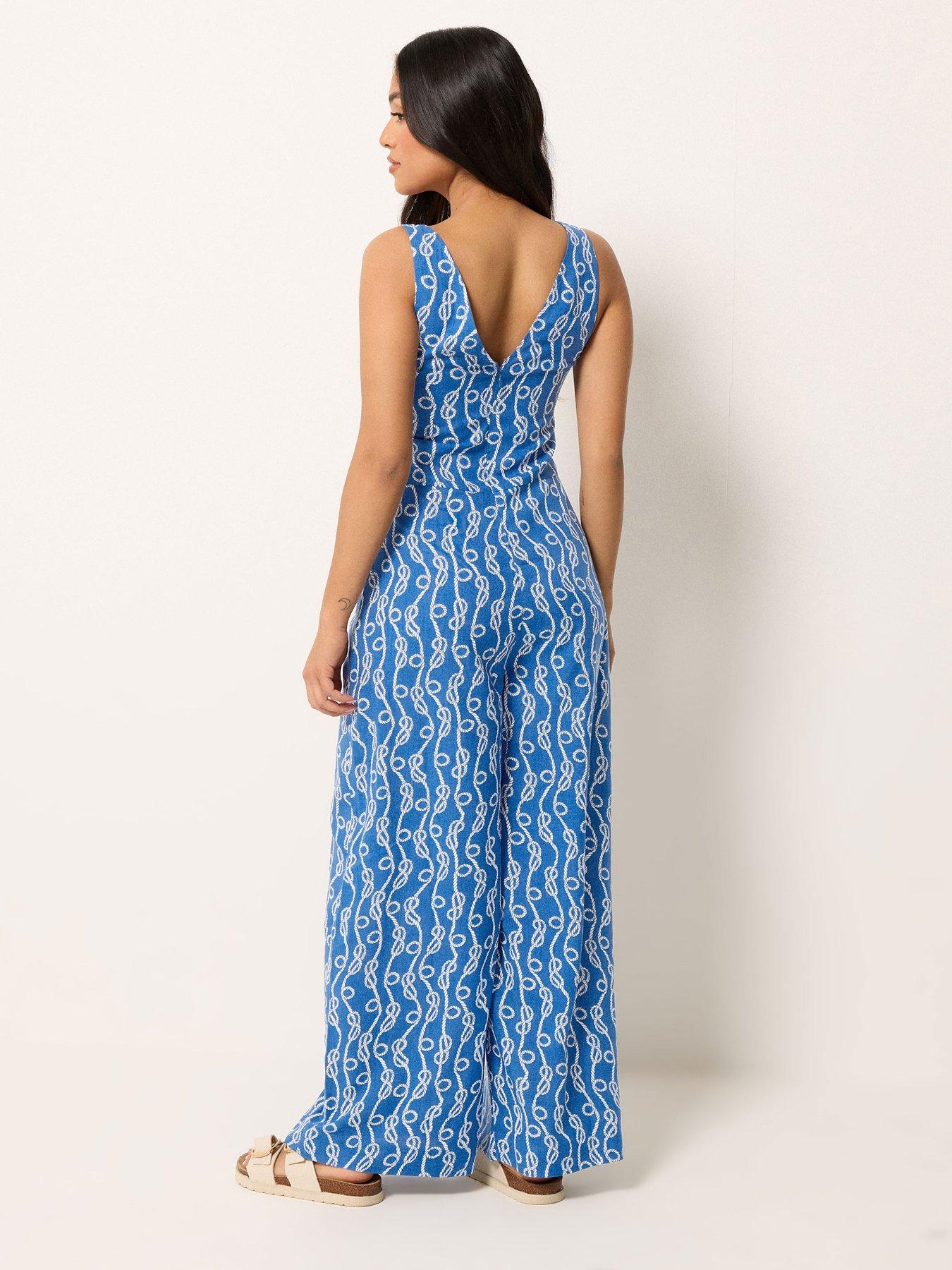 pixiegirl-petite-rope-print-wide-leg-jumpsuit-bluestillFront