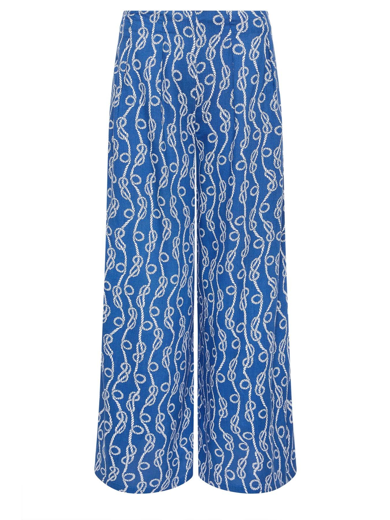 pixiegirl-petite-rope-print-palazzo-trousers-bluedetail
