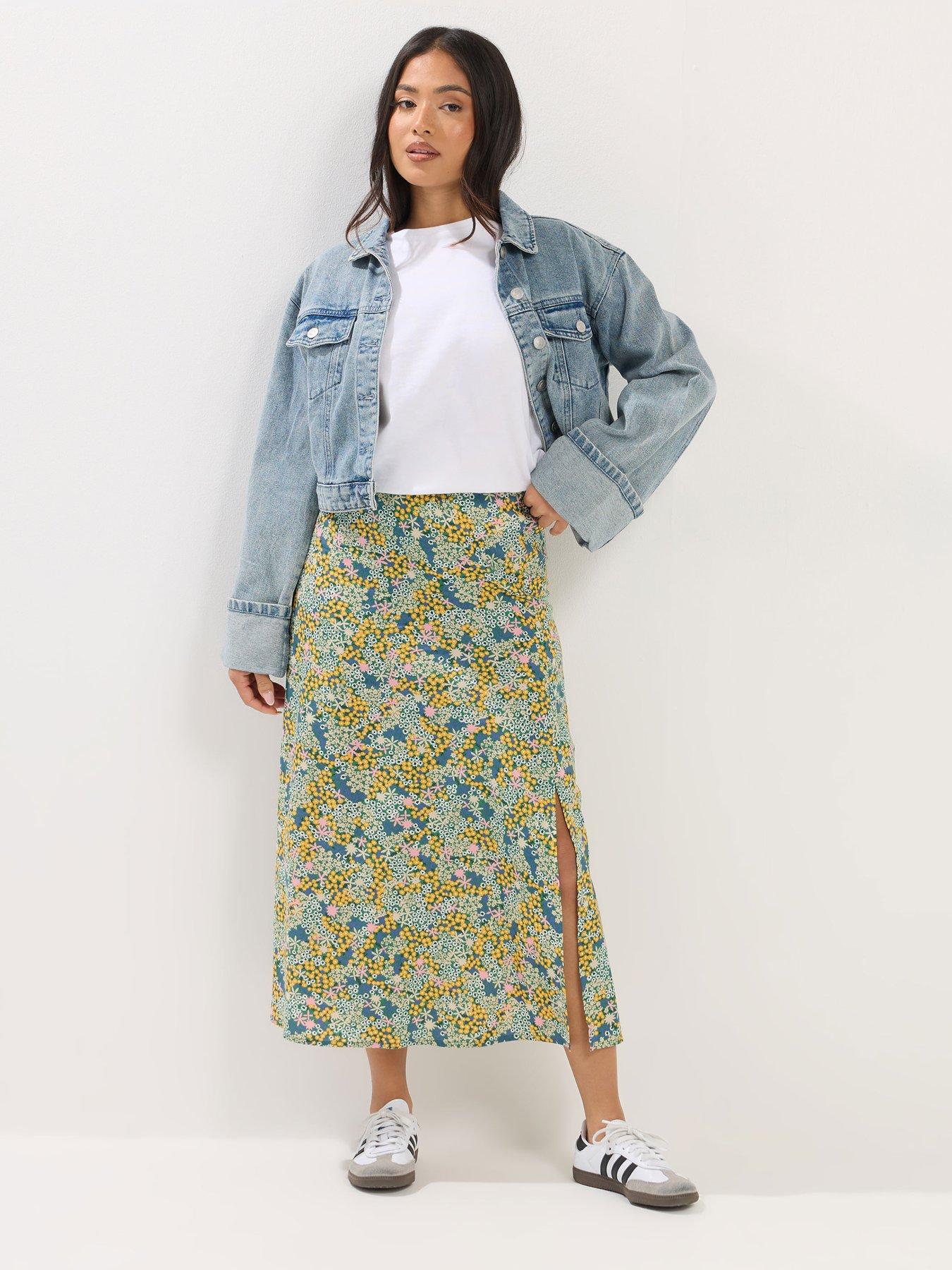 pixiegirl-petite-ditsy-midaxi-skirt-greenback