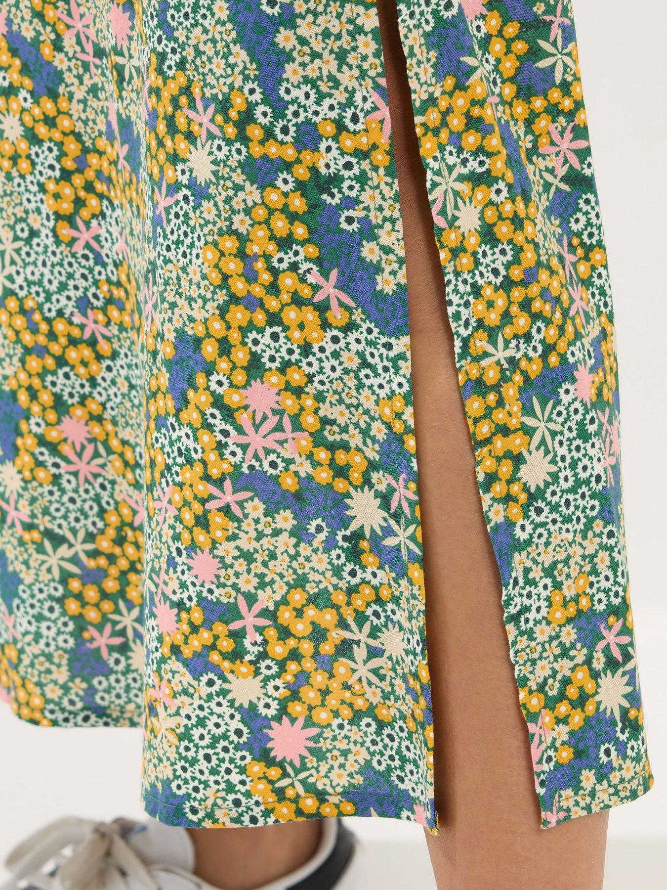 pixiegirl-petite-ditsy-midaxi-skirt-greenoutfit