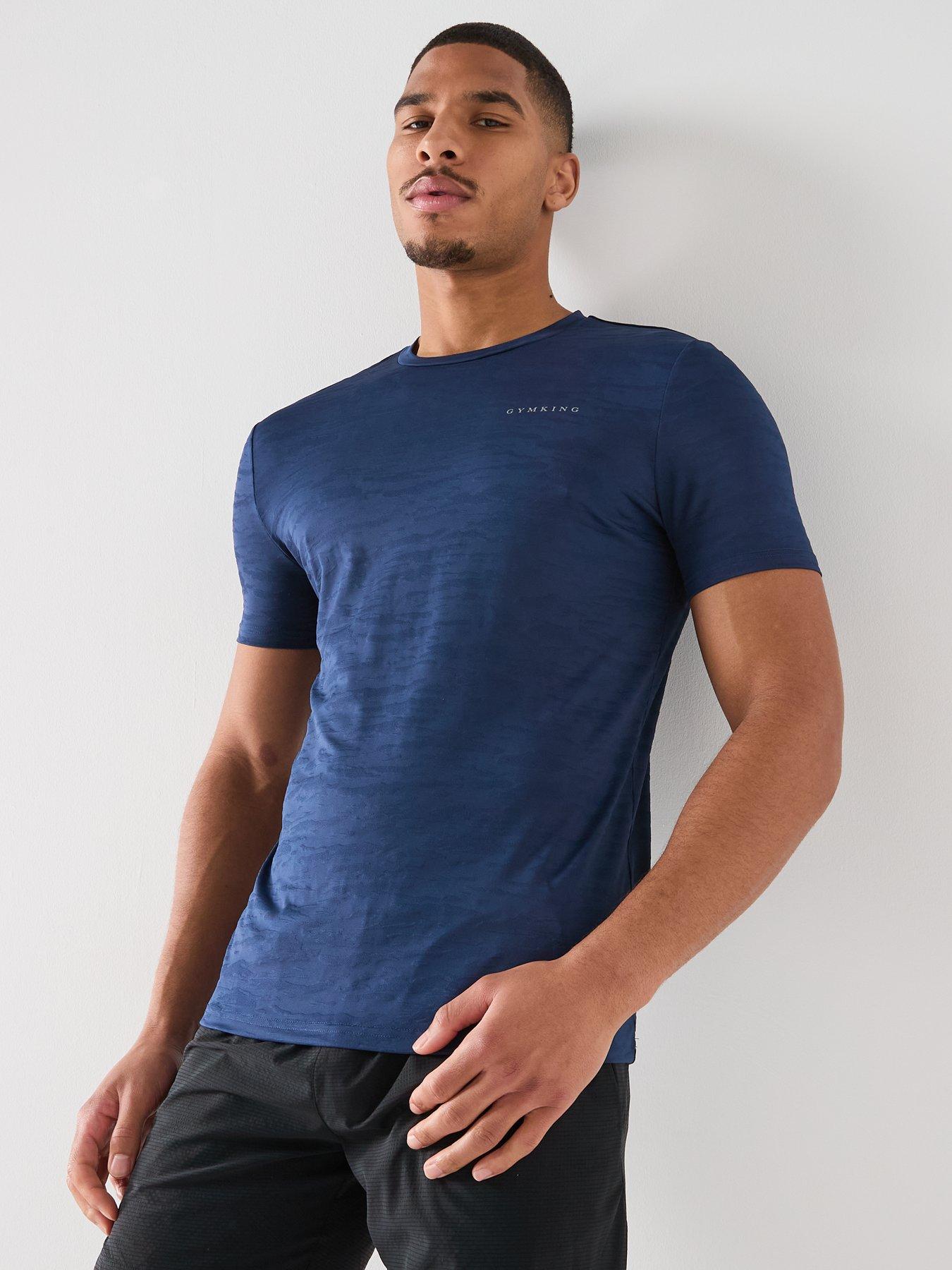 Gym King Mens Dynamic T-Shirt - Blue
