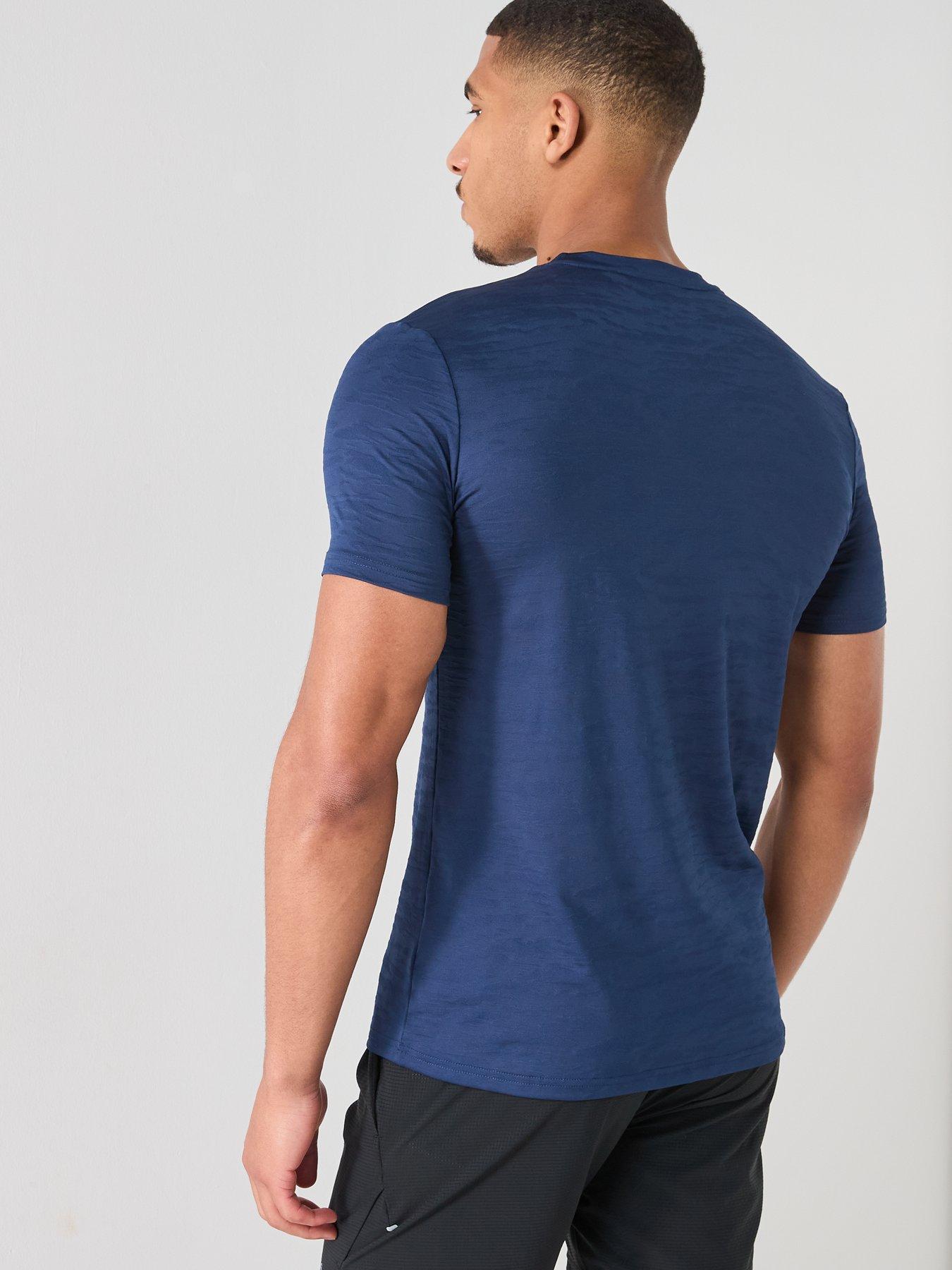 Image 2 of 4 of Gym King Mens Dynamic T-Shirt - Blue