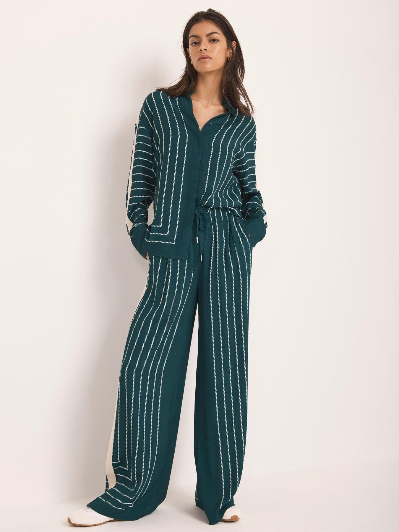mint-velvet-nia-print-stripe-trouser-greenstillFront